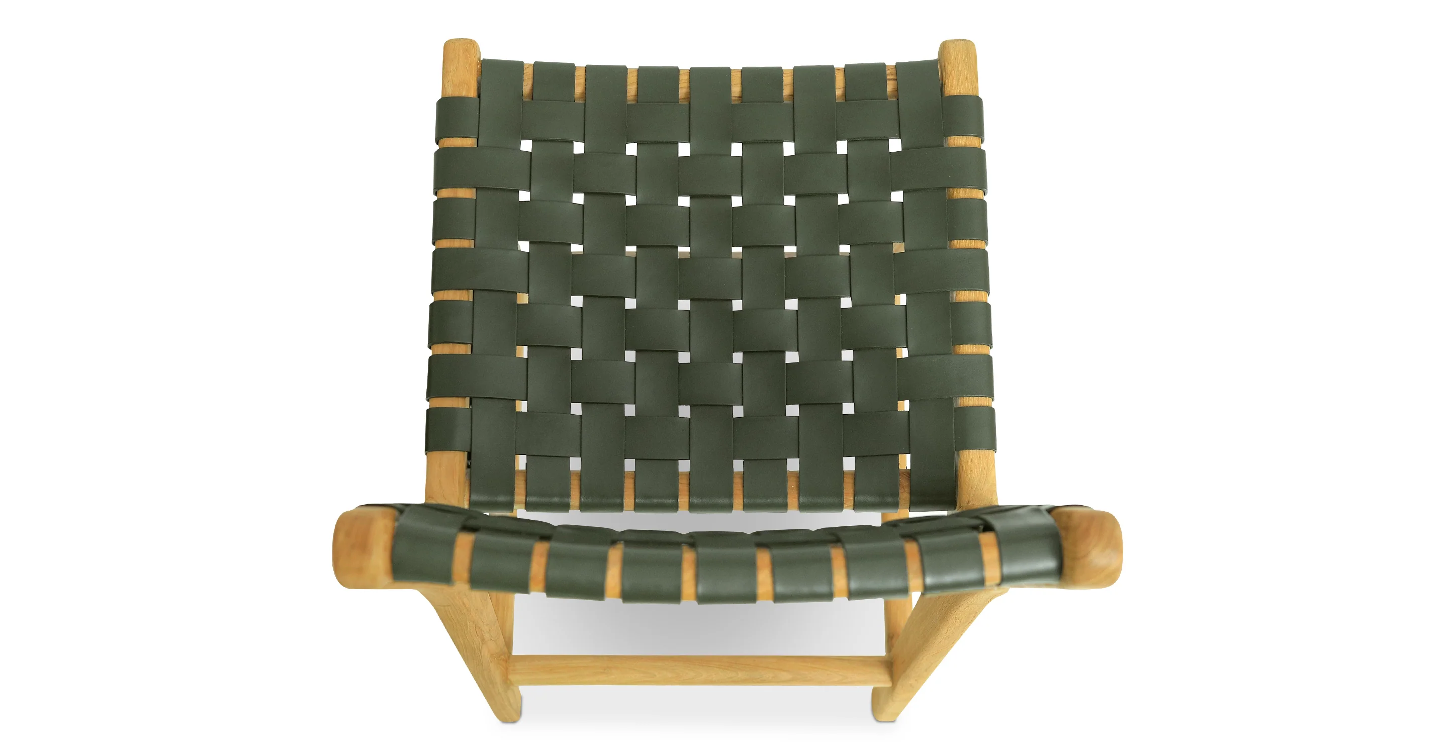 Banda Teak & Woven Leather Counter Height Stool - Image 63