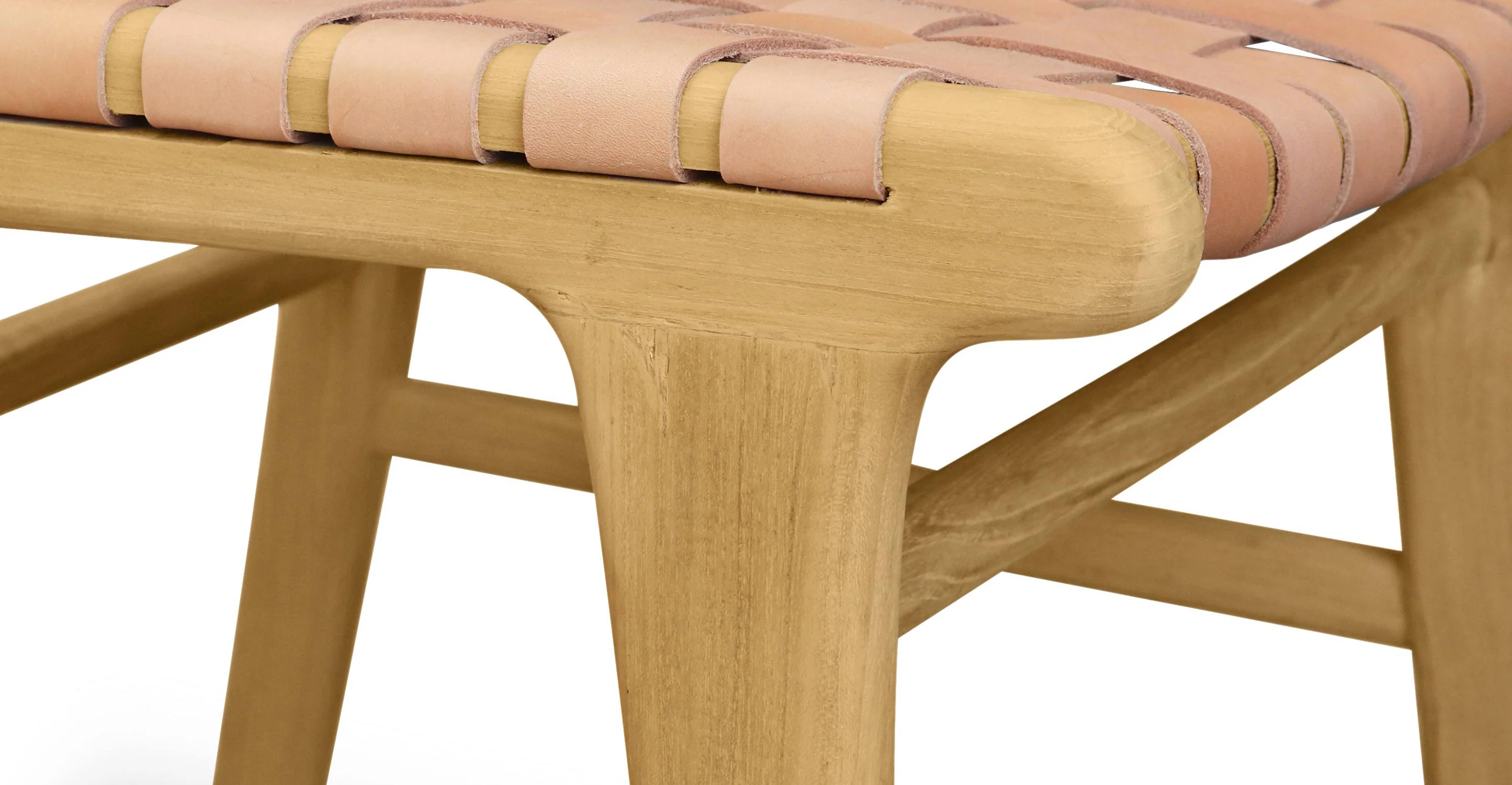 Banda Teak & Leather Dining Chair - Image 34