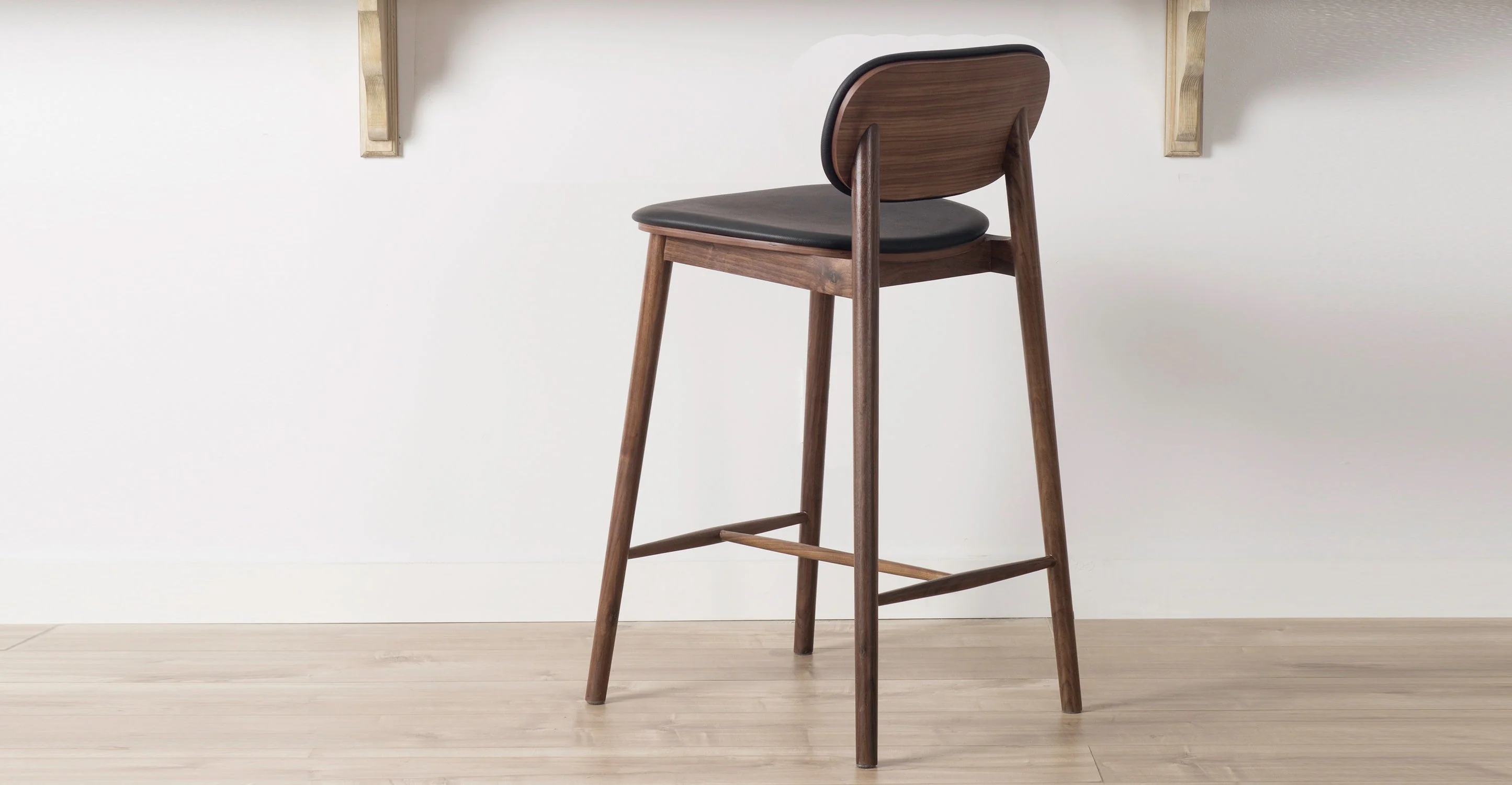 Bonato Leather Counter Stool - Image 2