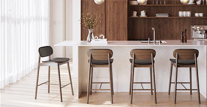 Bonato Leather Counter Stool - Image 55
