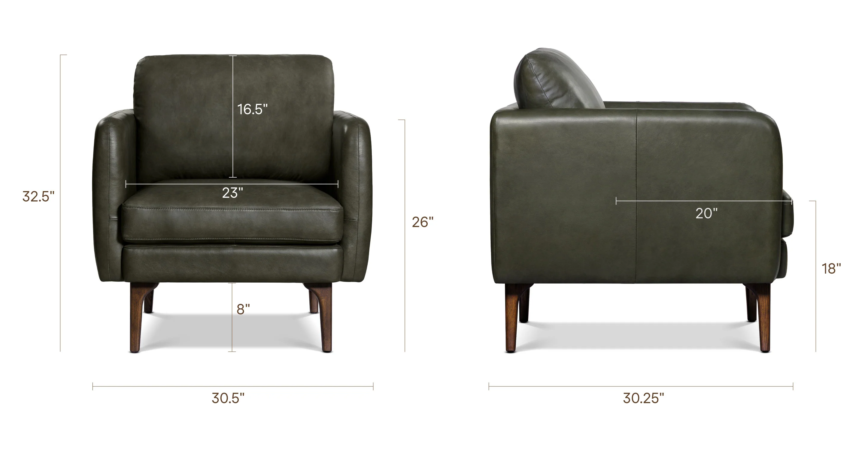 Bosco Leather Lounge Chair - Image 40