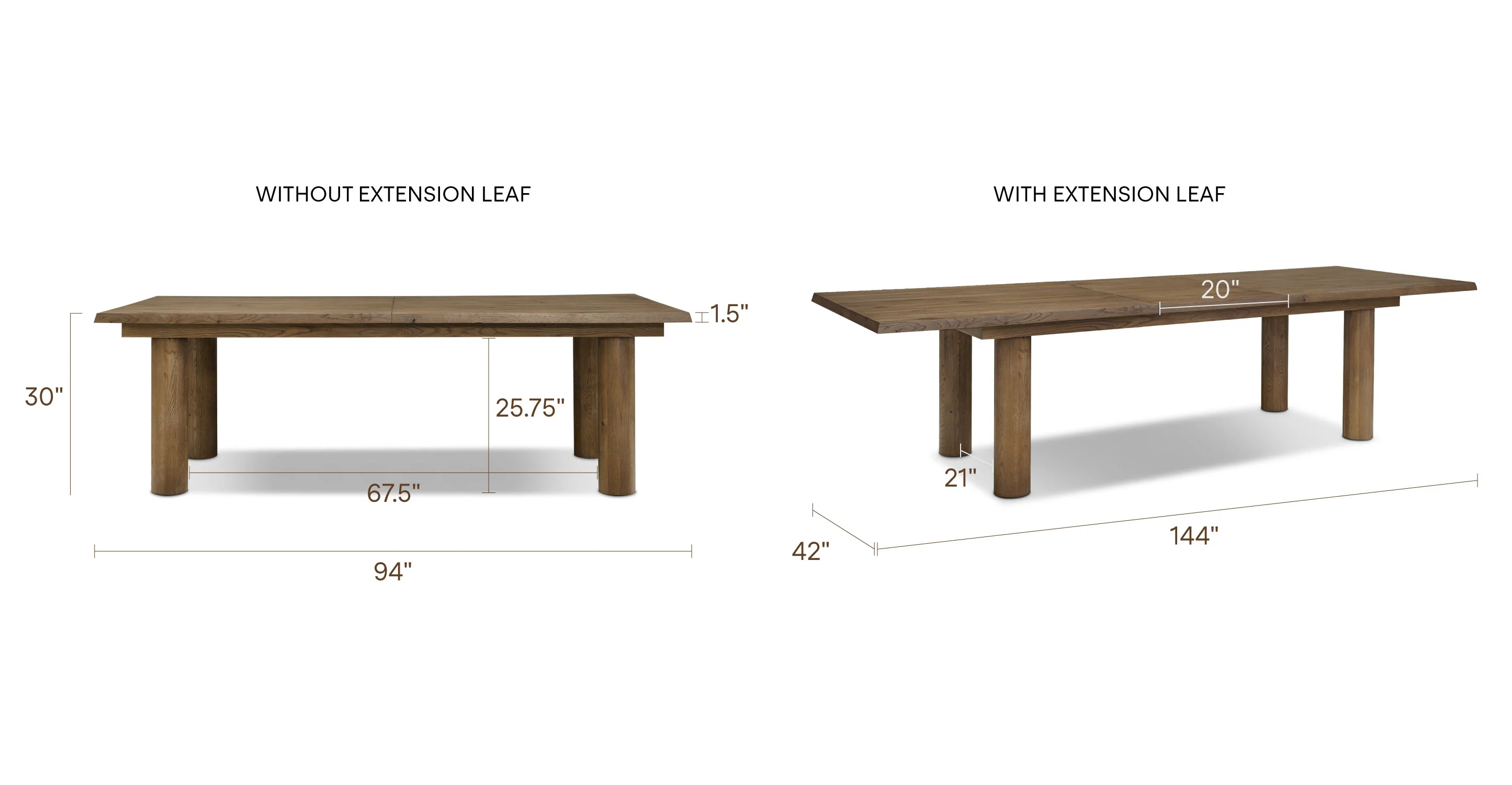 Bruton Extension Dining Table (94"-114") - Image 14
