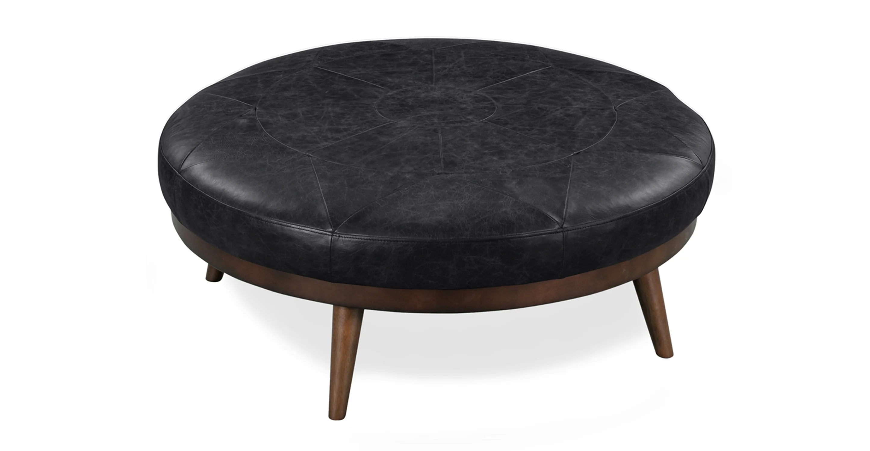 Gio Leather Ottoman - Image 24