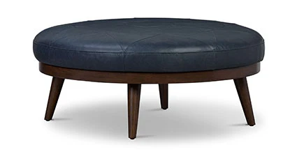 Gio Leather Ottoman - Image 77