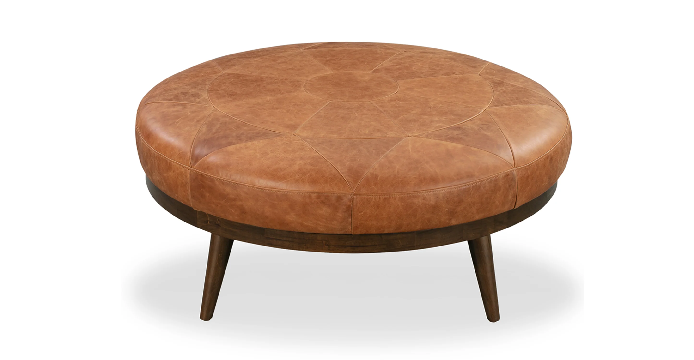 Gio Leather Ottoman - Image 8