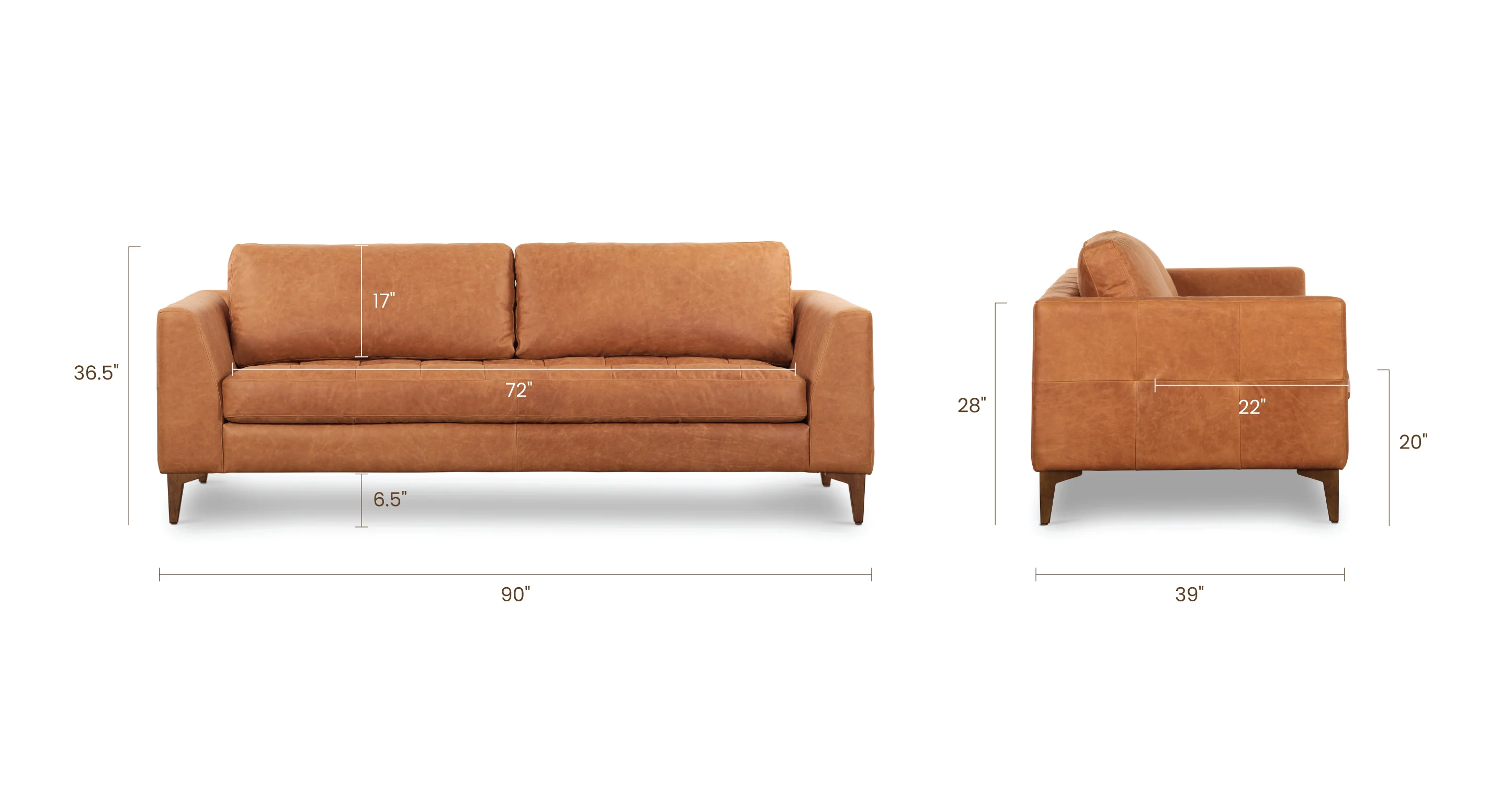 Calle 90" Sofa - Image 37