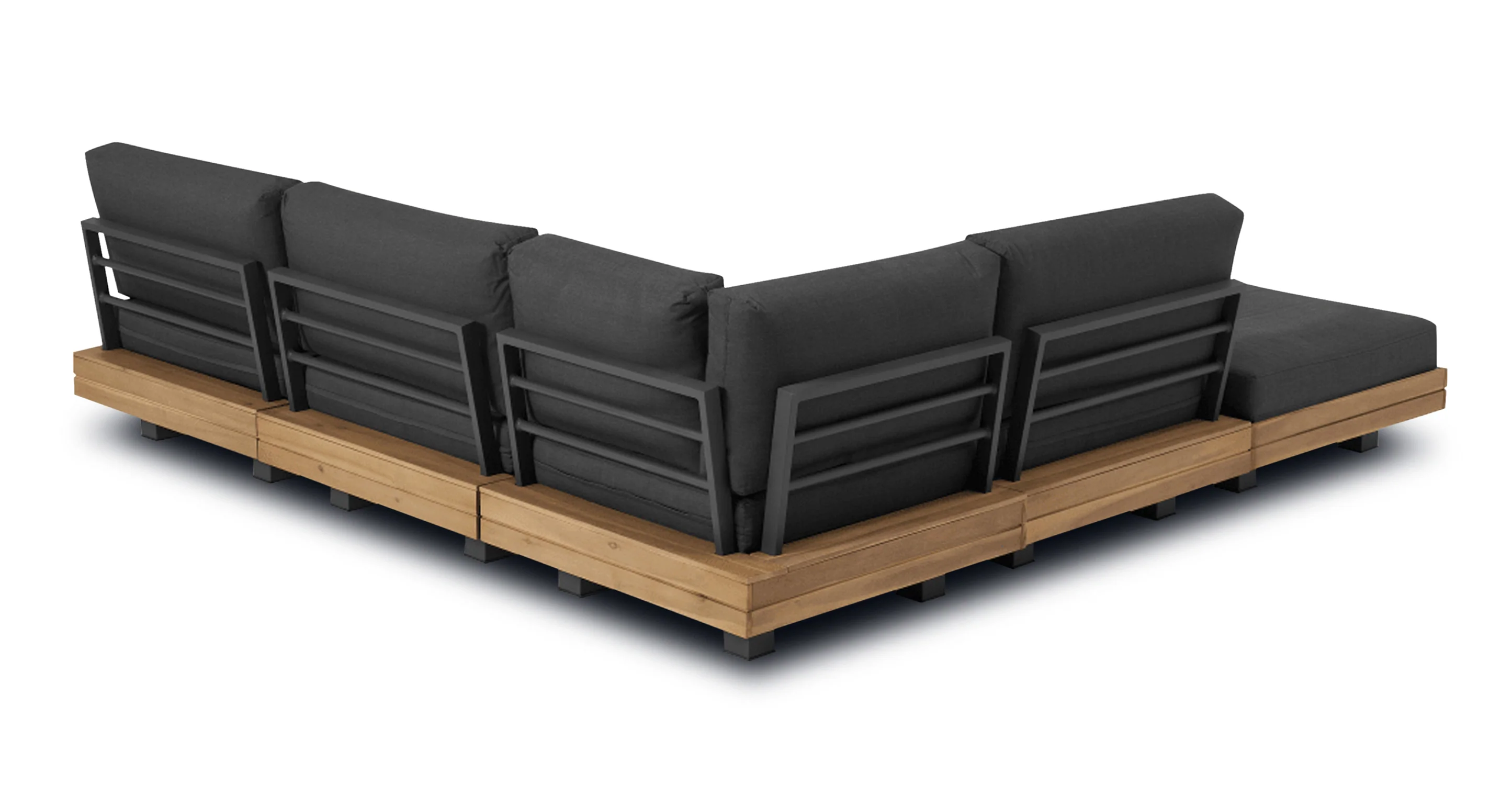Celenza Modular Corner Sectional Set with Coffee Table - Image 5