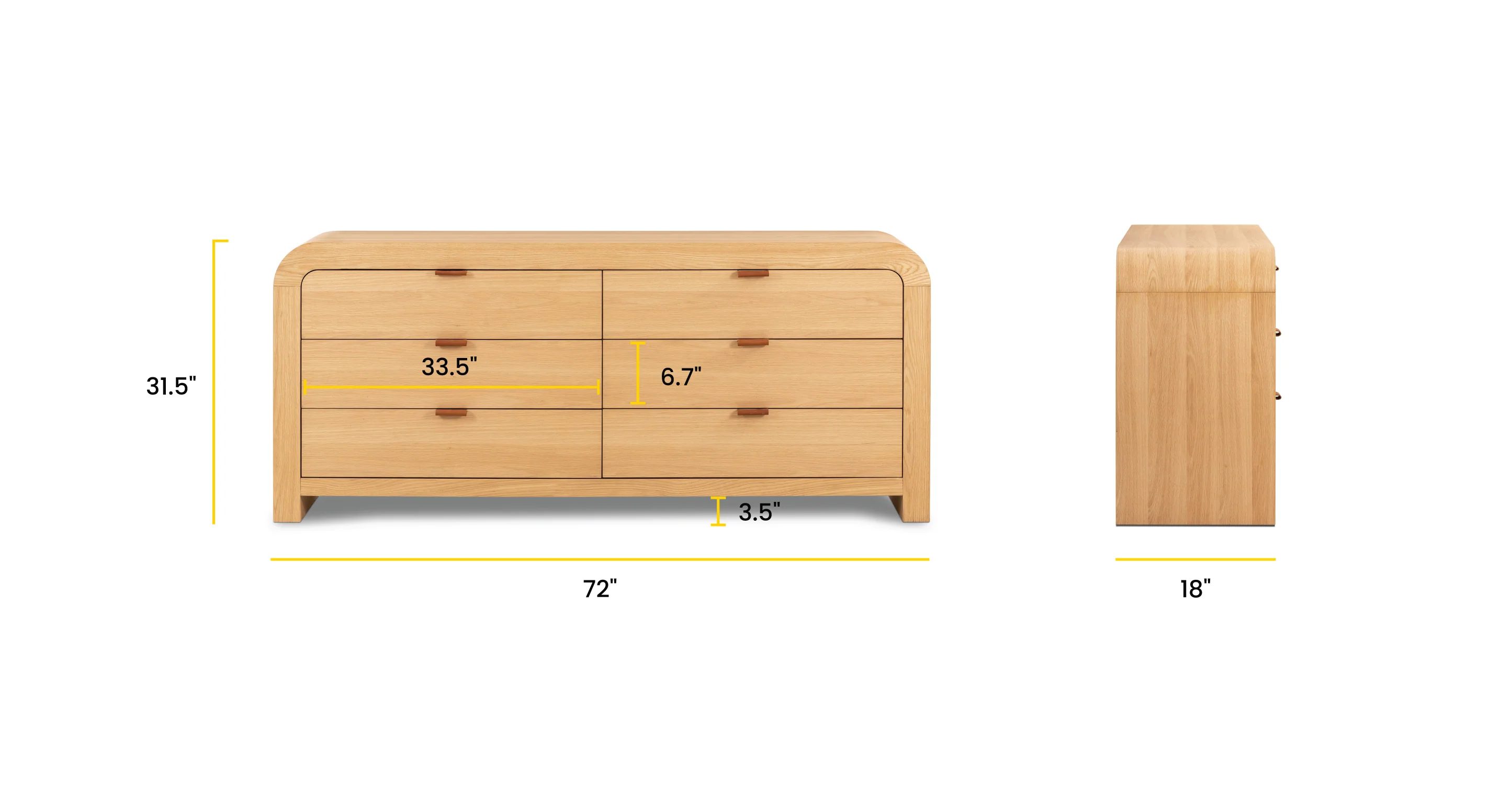 Cirq 6 Drawer Dresser - Image 15