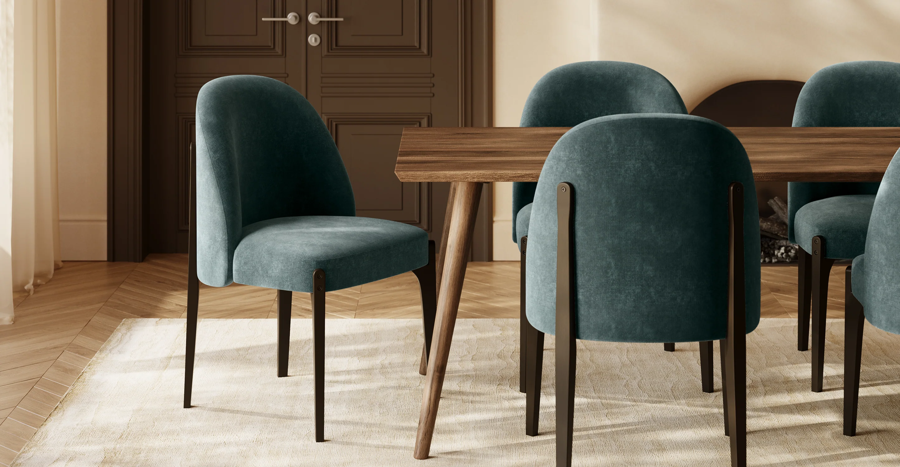 Cleo Extension Dining Table (71"-110") - Image 2