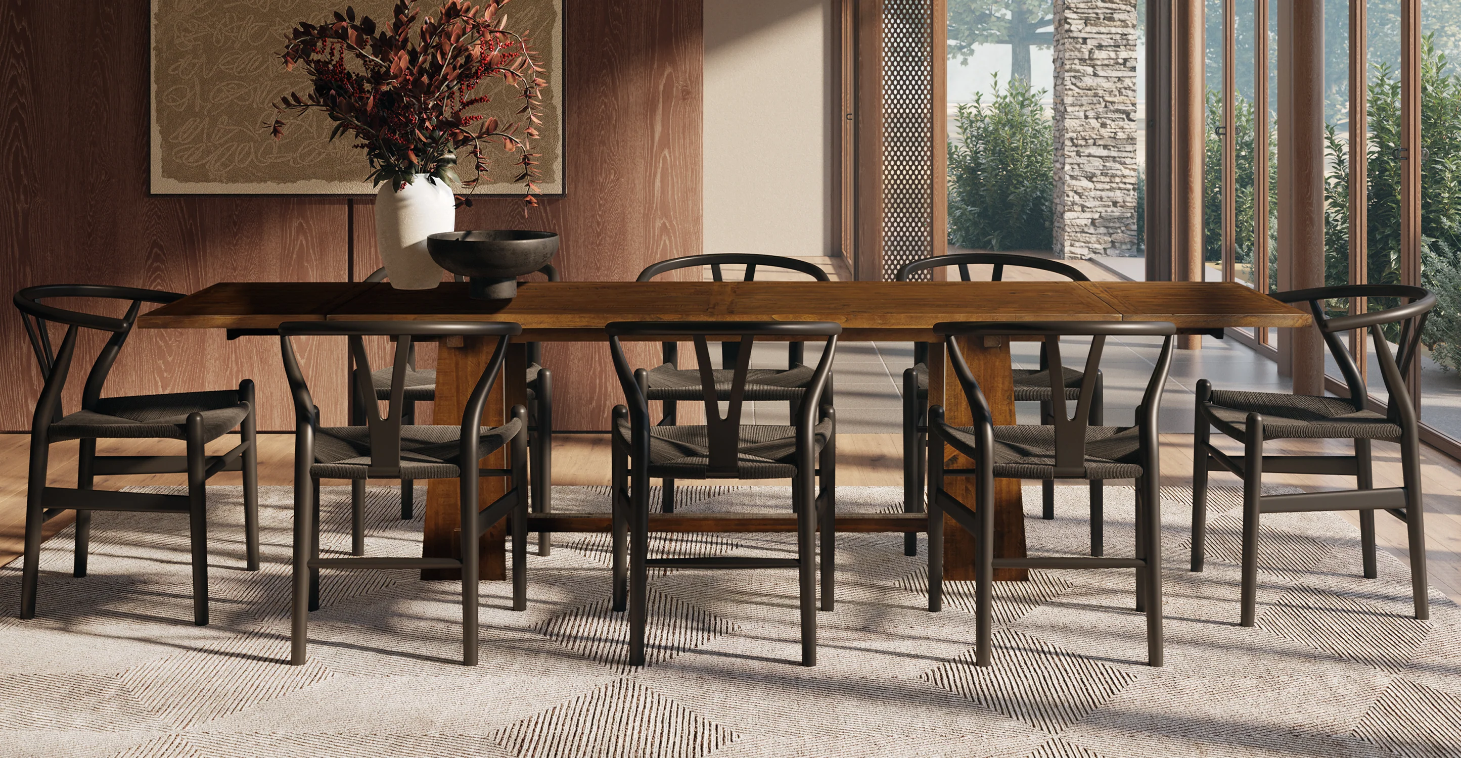 Combe Extension Dining Table (82.5" - 122") - Image 22