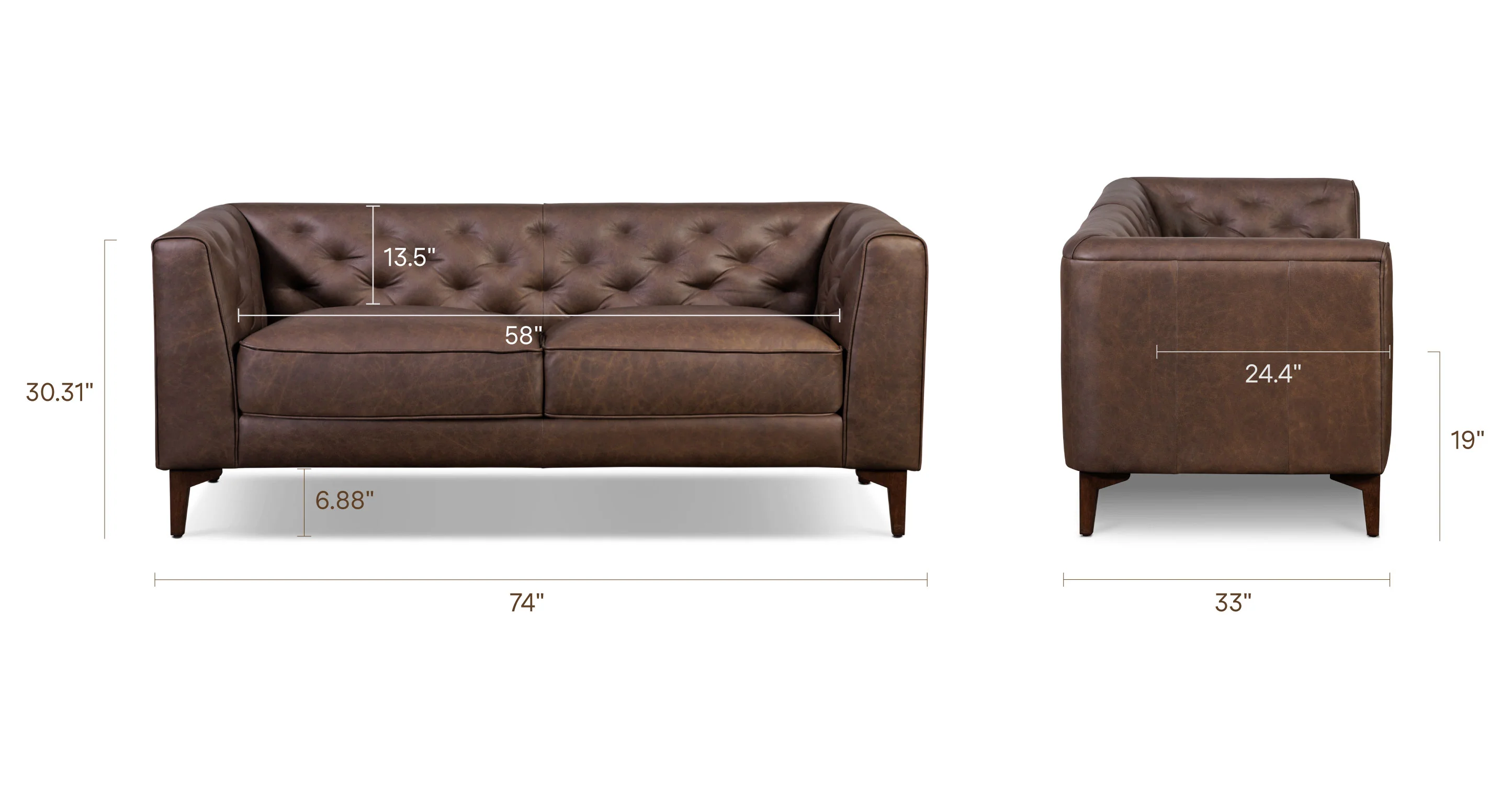 Essex 74" Apartment Sofa - Image 34