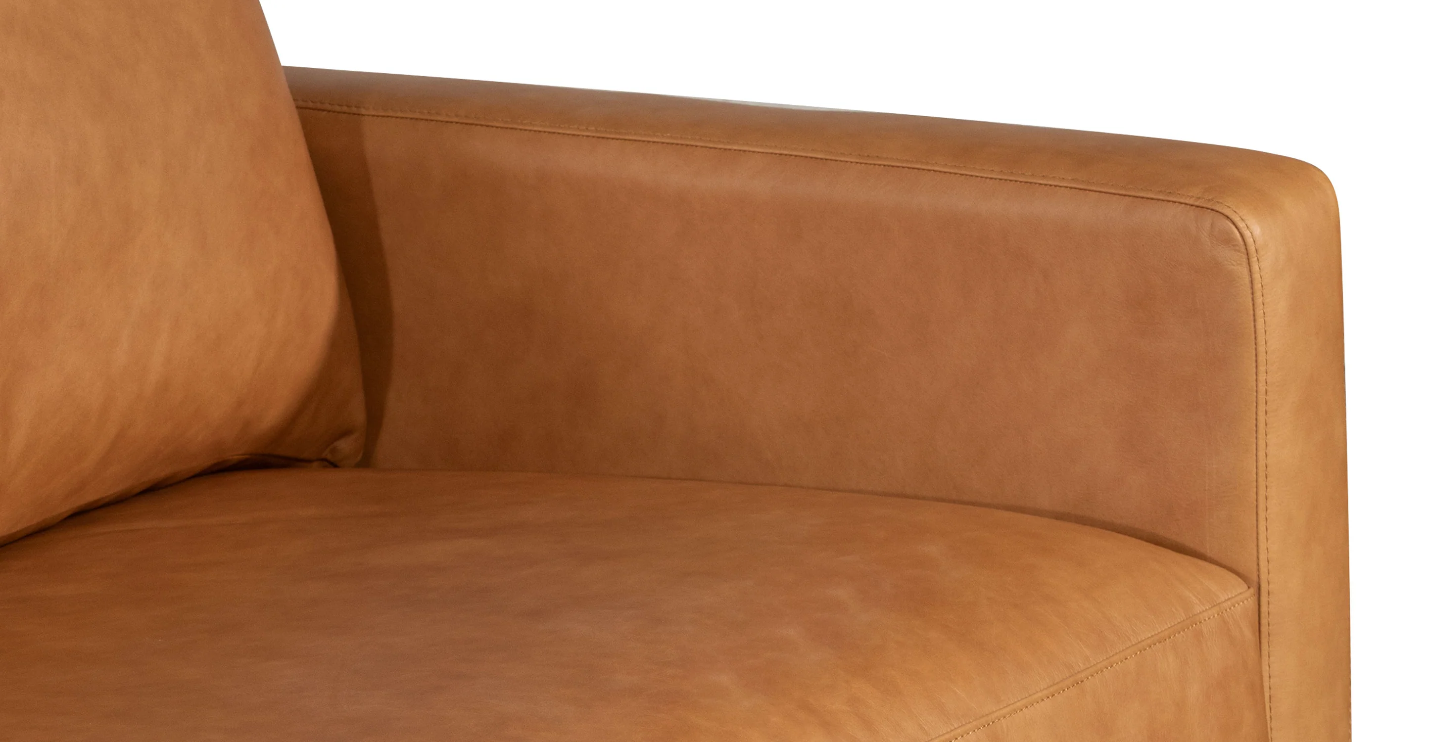 Harper Leather Pull-Out Convertible Sleeper Sofa (82") - Image 9