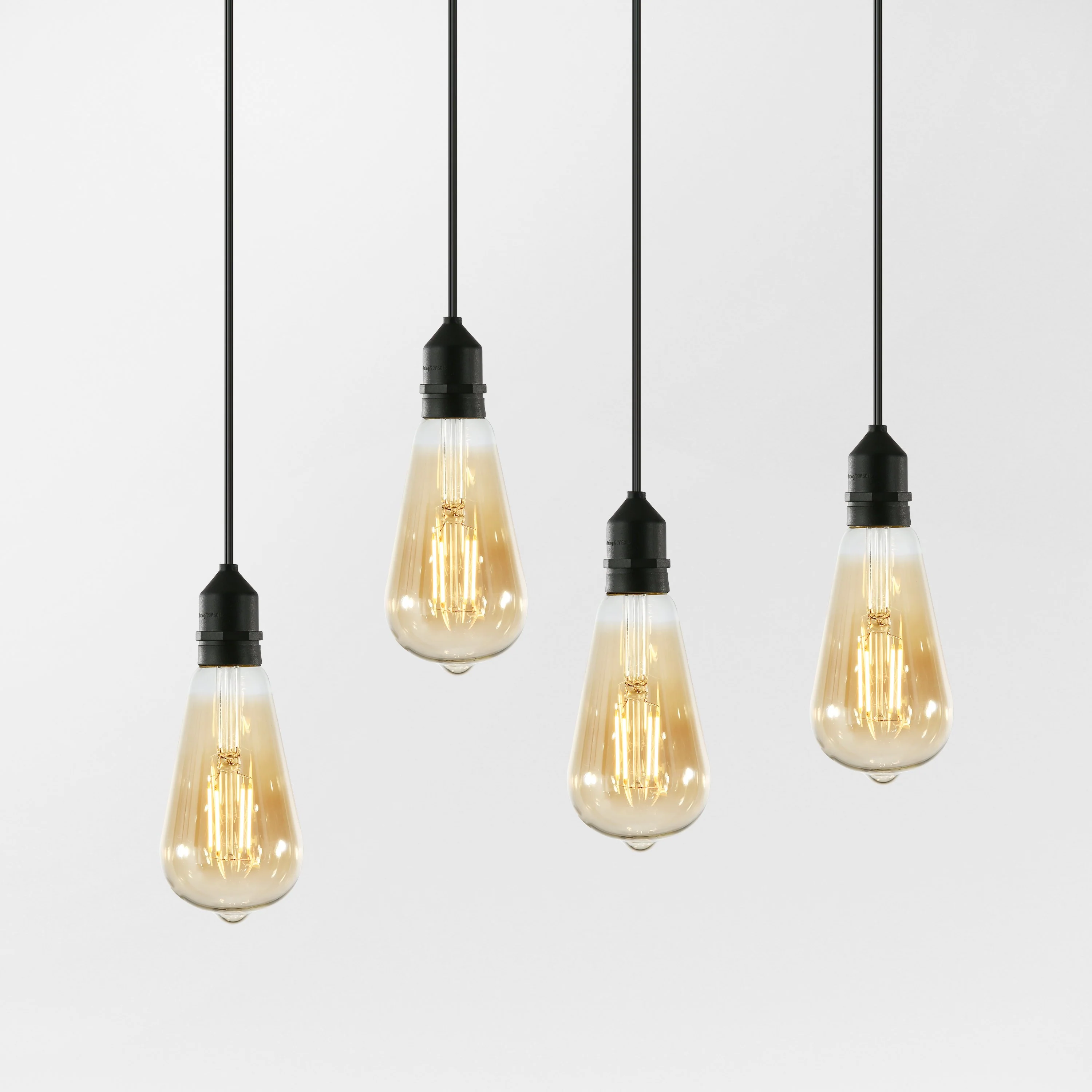 Holland ST21 Amber LED Vintage Filament Light Bulb - Image 9