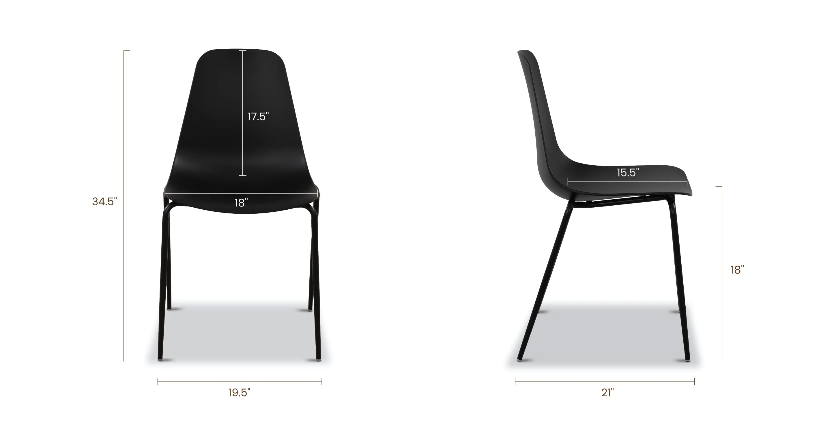 Isla Stackable Dining Chair - Image 14