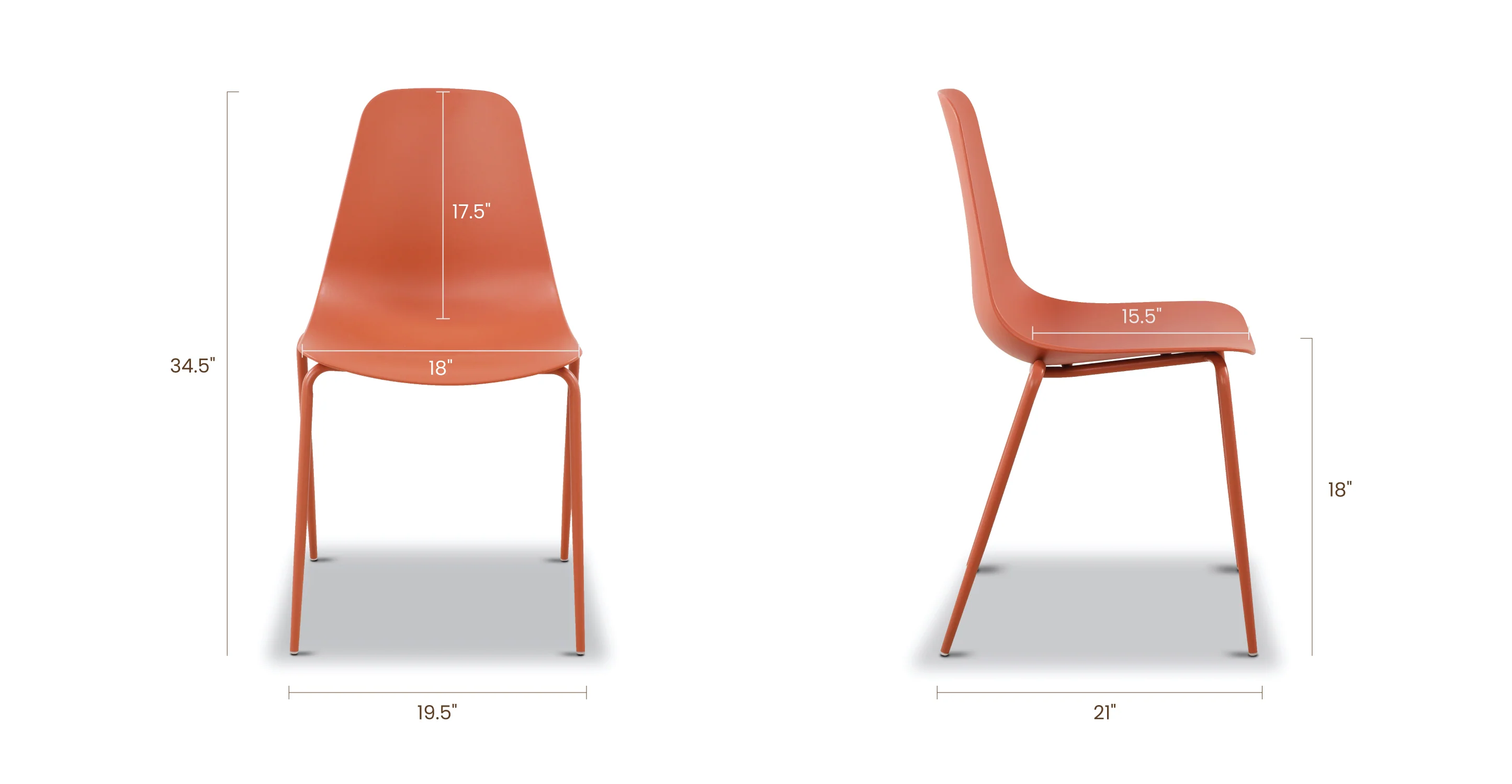 Isla Stackable Dining Chair - Image 24