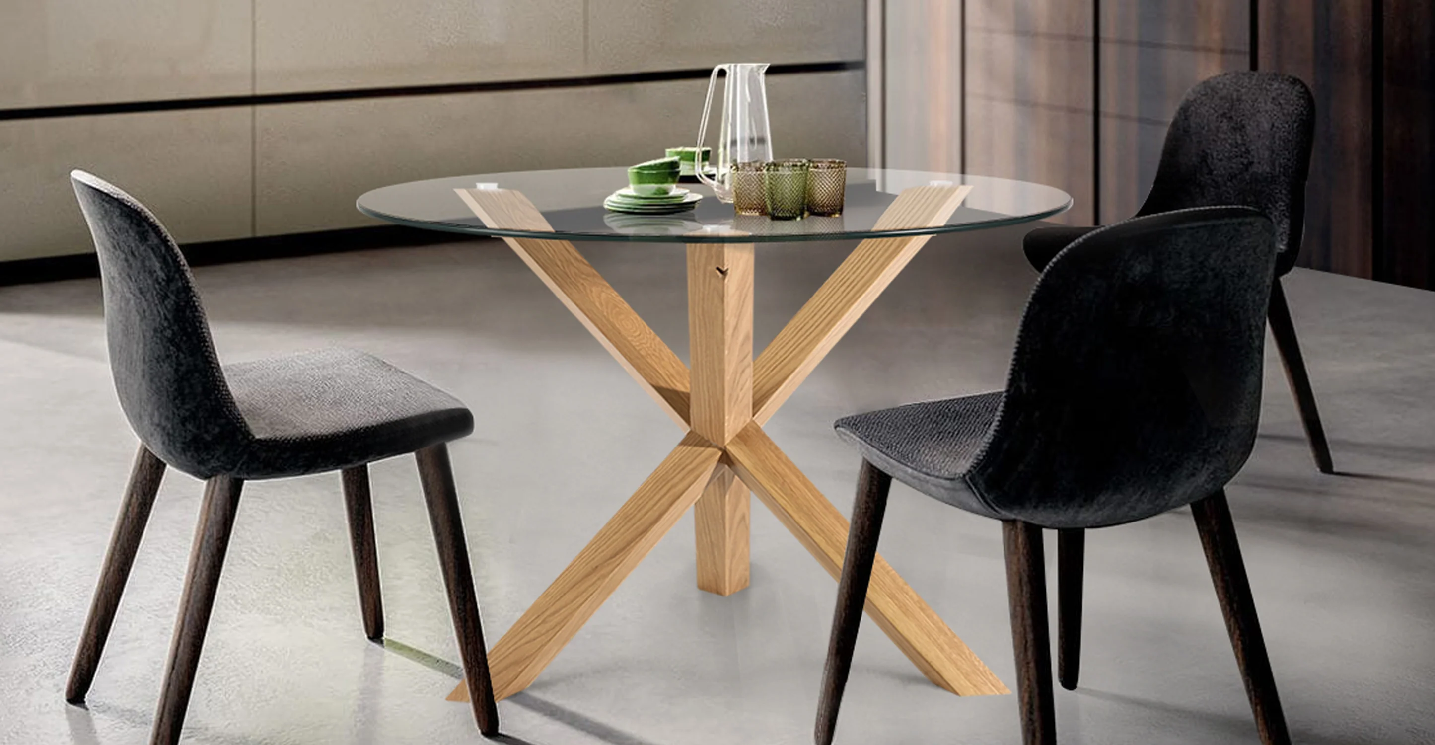Kennedy Round Dining Table (37.4") - Image 3