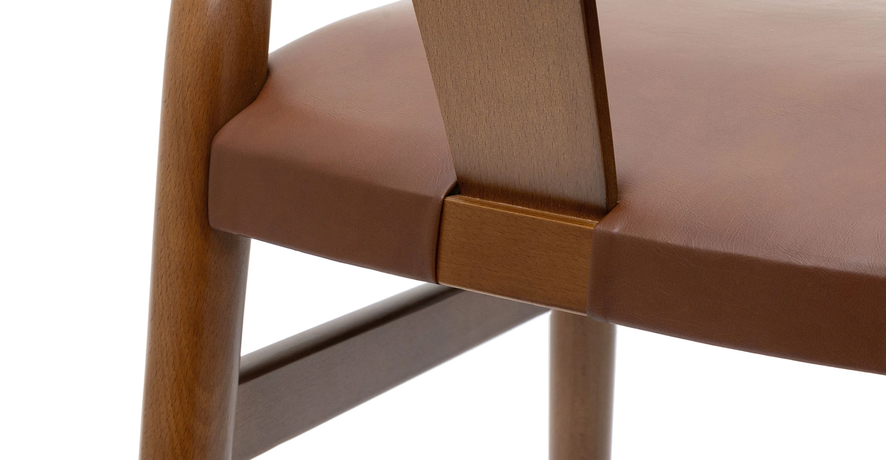Lev Vegan Leather Dining Chair - Image 10