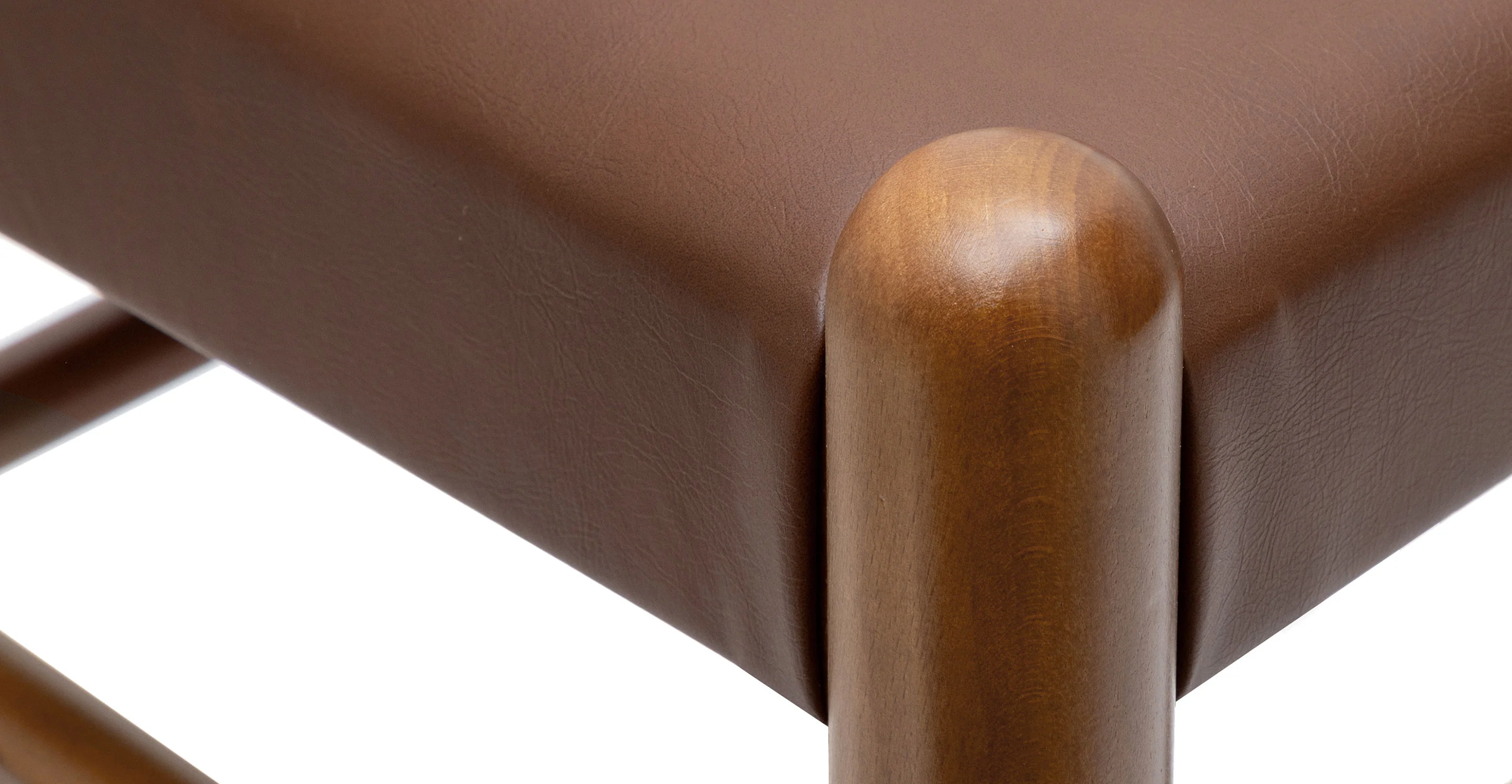 Lev Vegan Leather Dining Chair - Image 8
