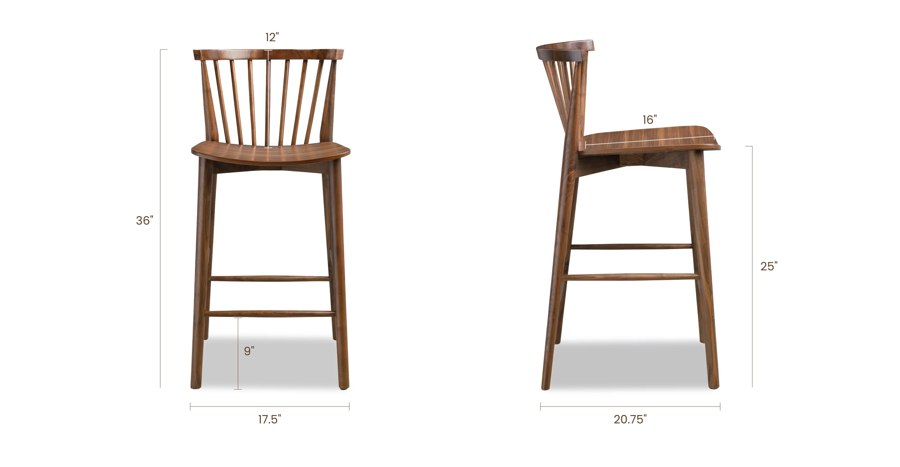 Ligna Counter Stool - Image 8