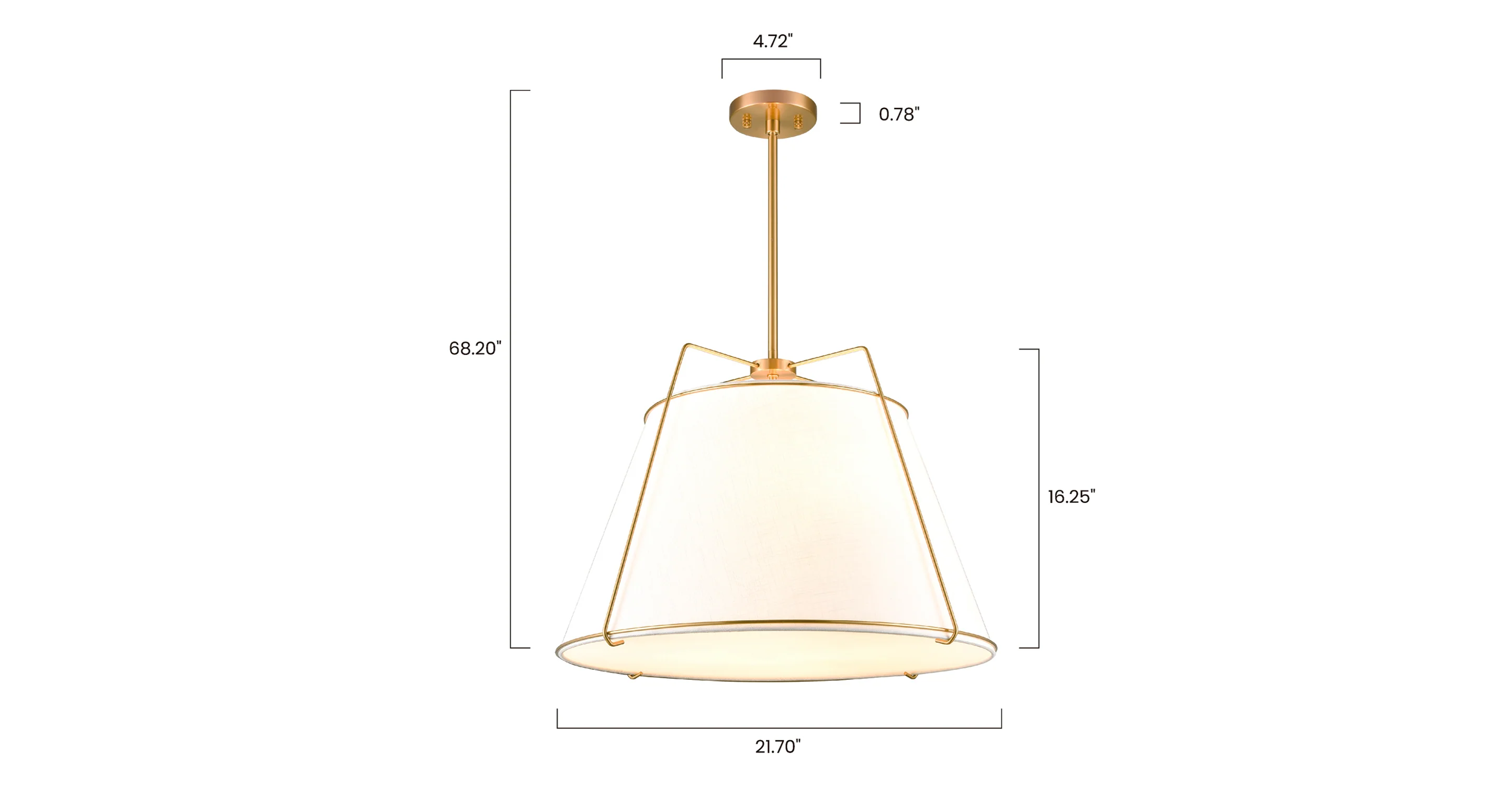 Lise 22" Chandelier - Image 12