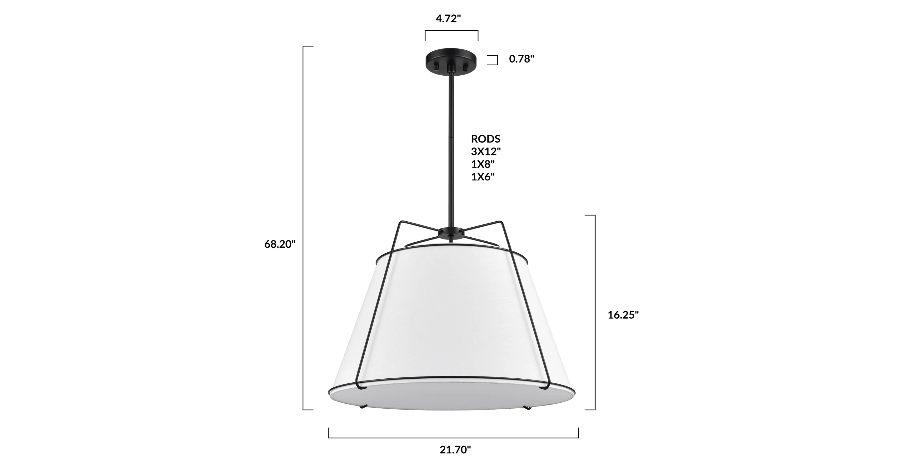 Lise 22" Chandelier - Image 24