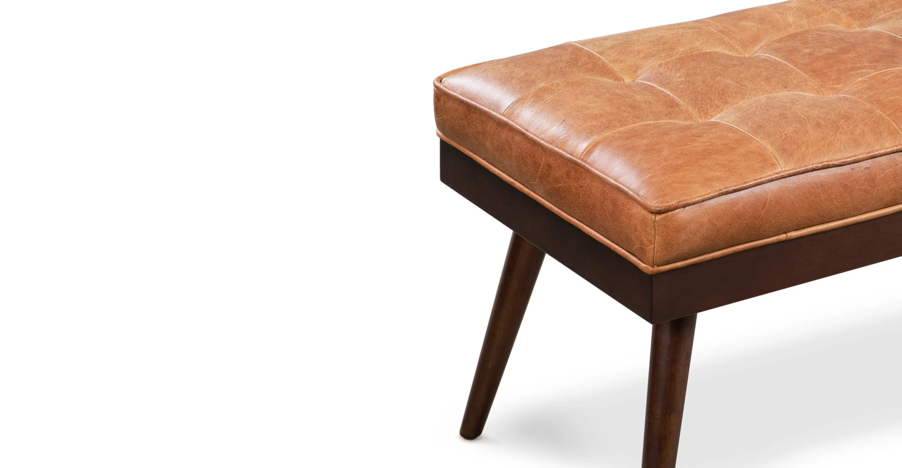Luca Leather Bench - Image 8