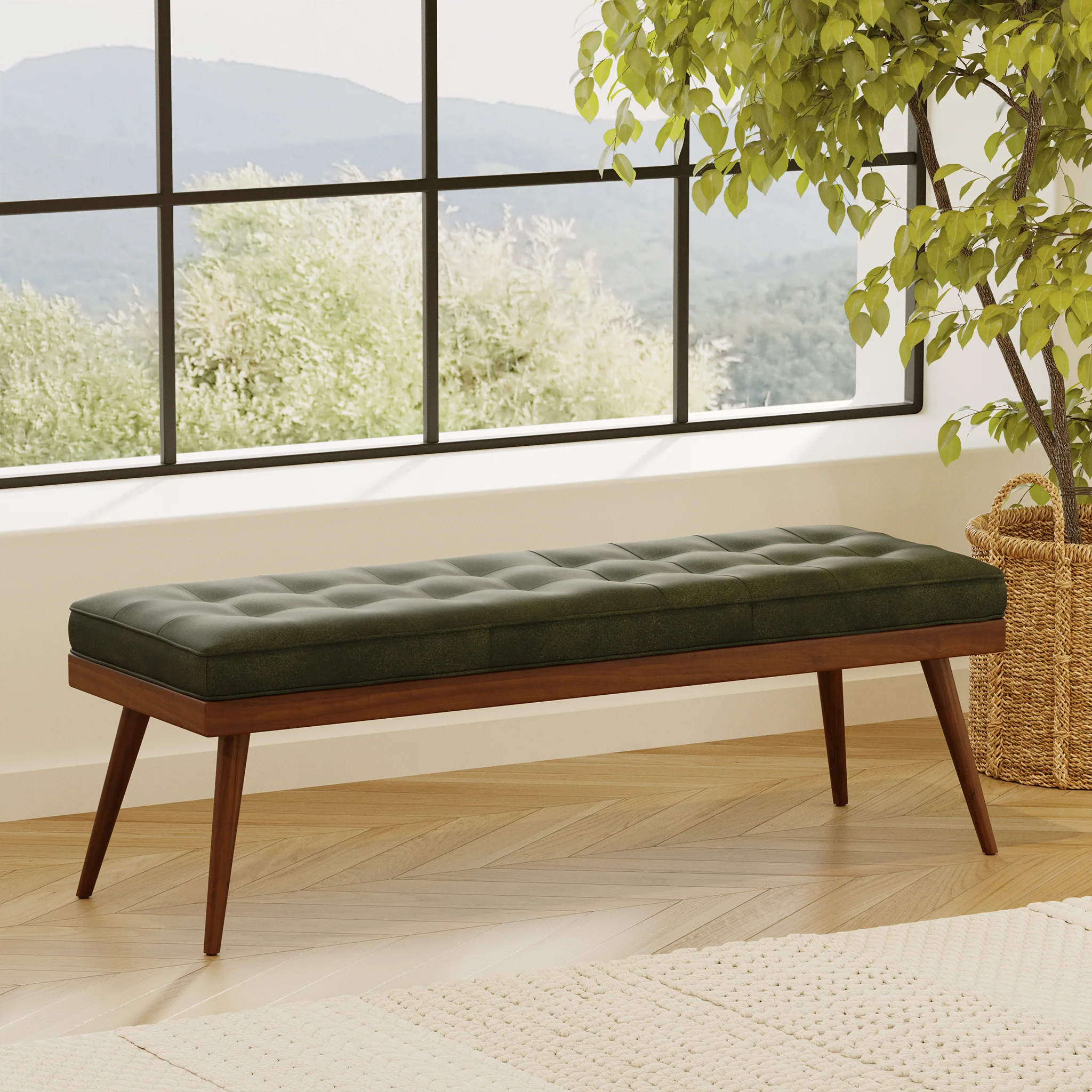 Luca Leather Bench - Image 84