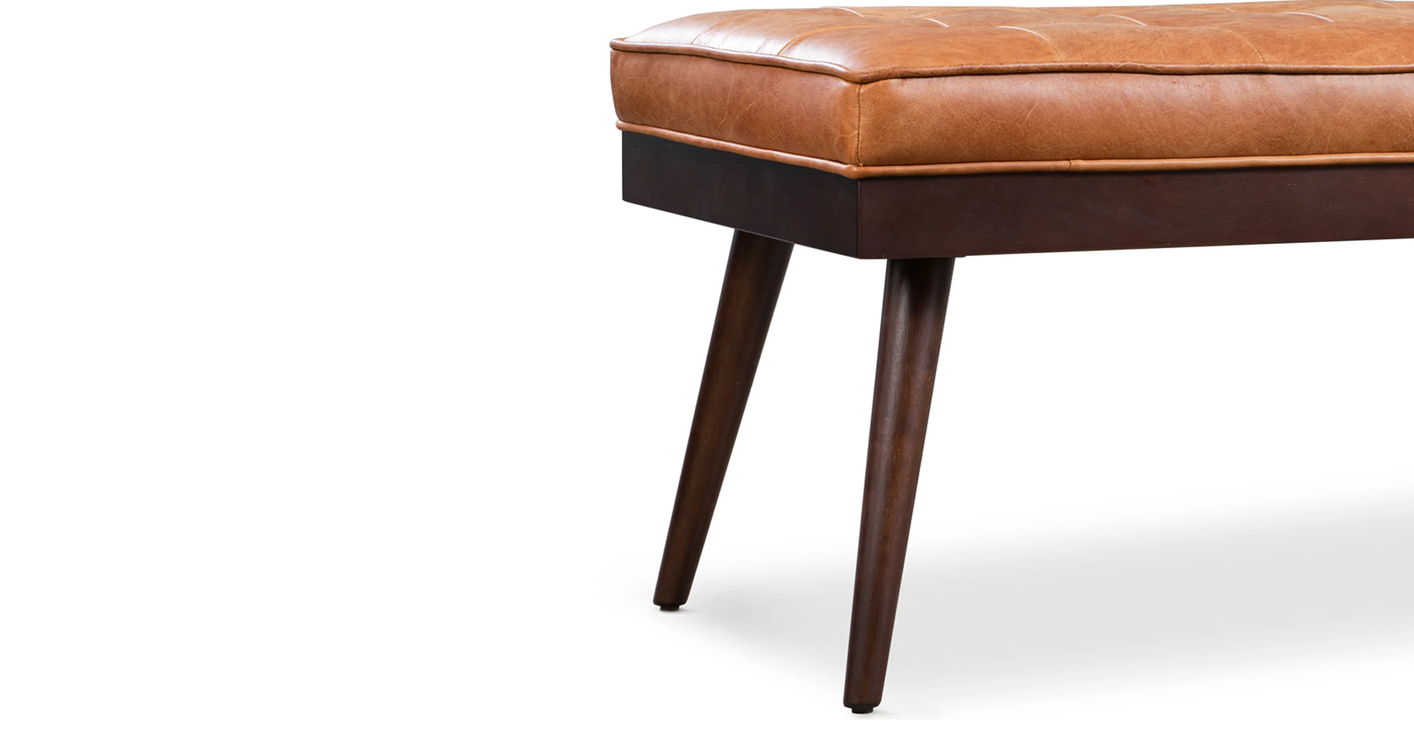 Luca Leather Bench - Image 9