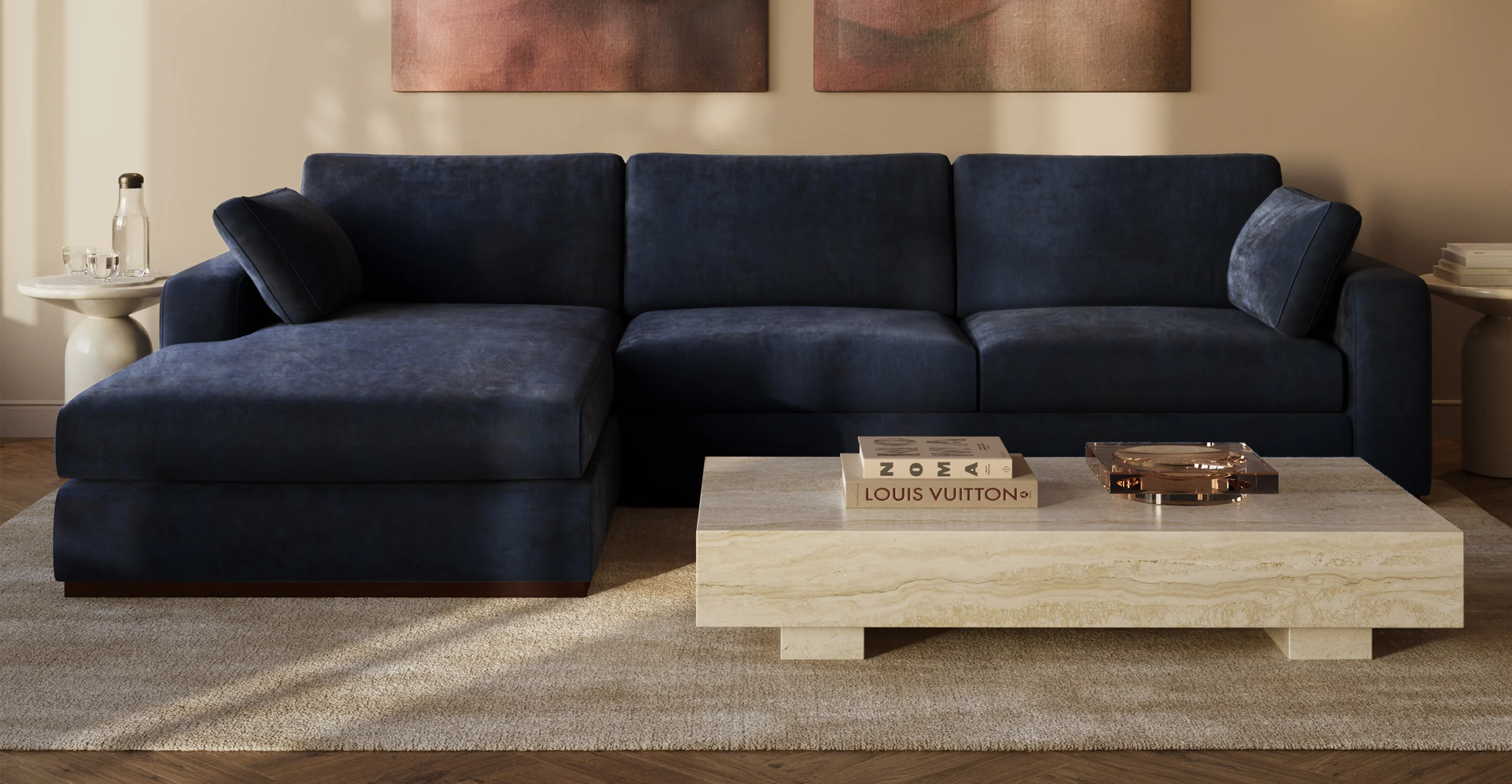 Malaga Left-Facing Sectional Sofa - Image 3