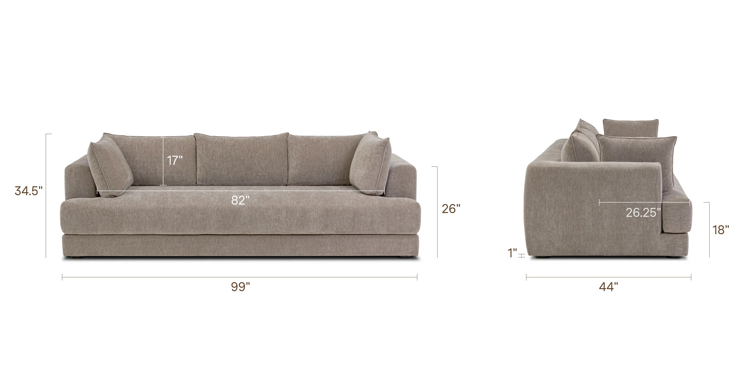 Marcel 99" Sofa - Image 17