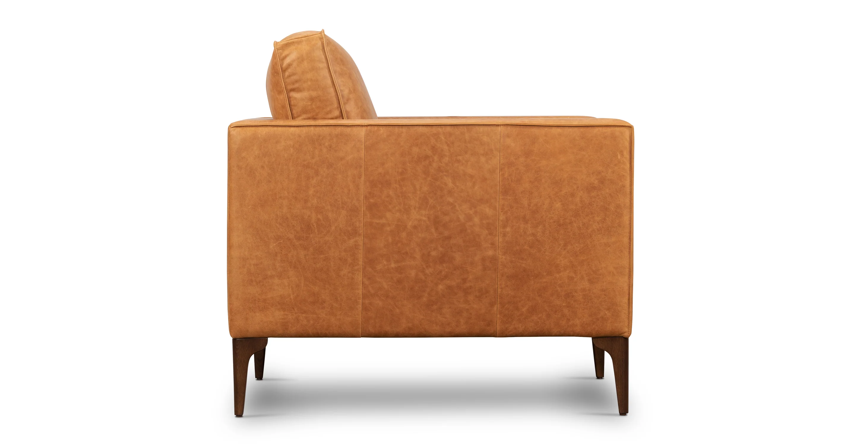 Mateo Leather Lounge Chair - Image 3