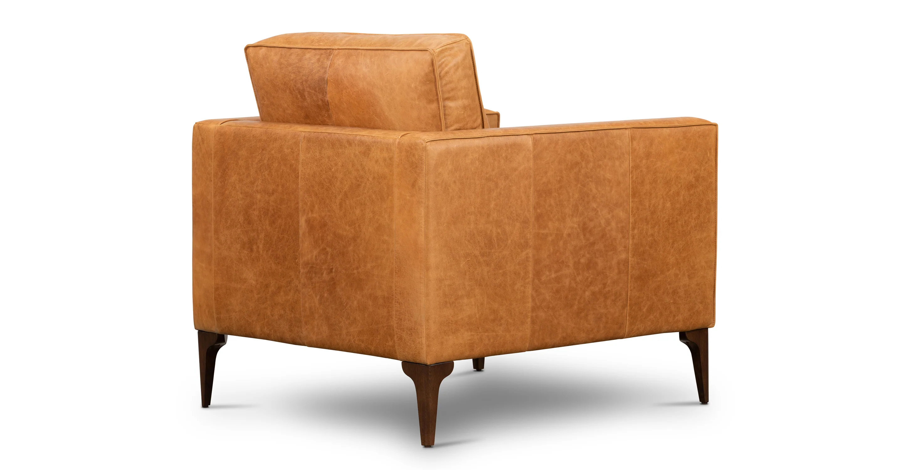 Mateo Leather Lounge Chair - Image 4