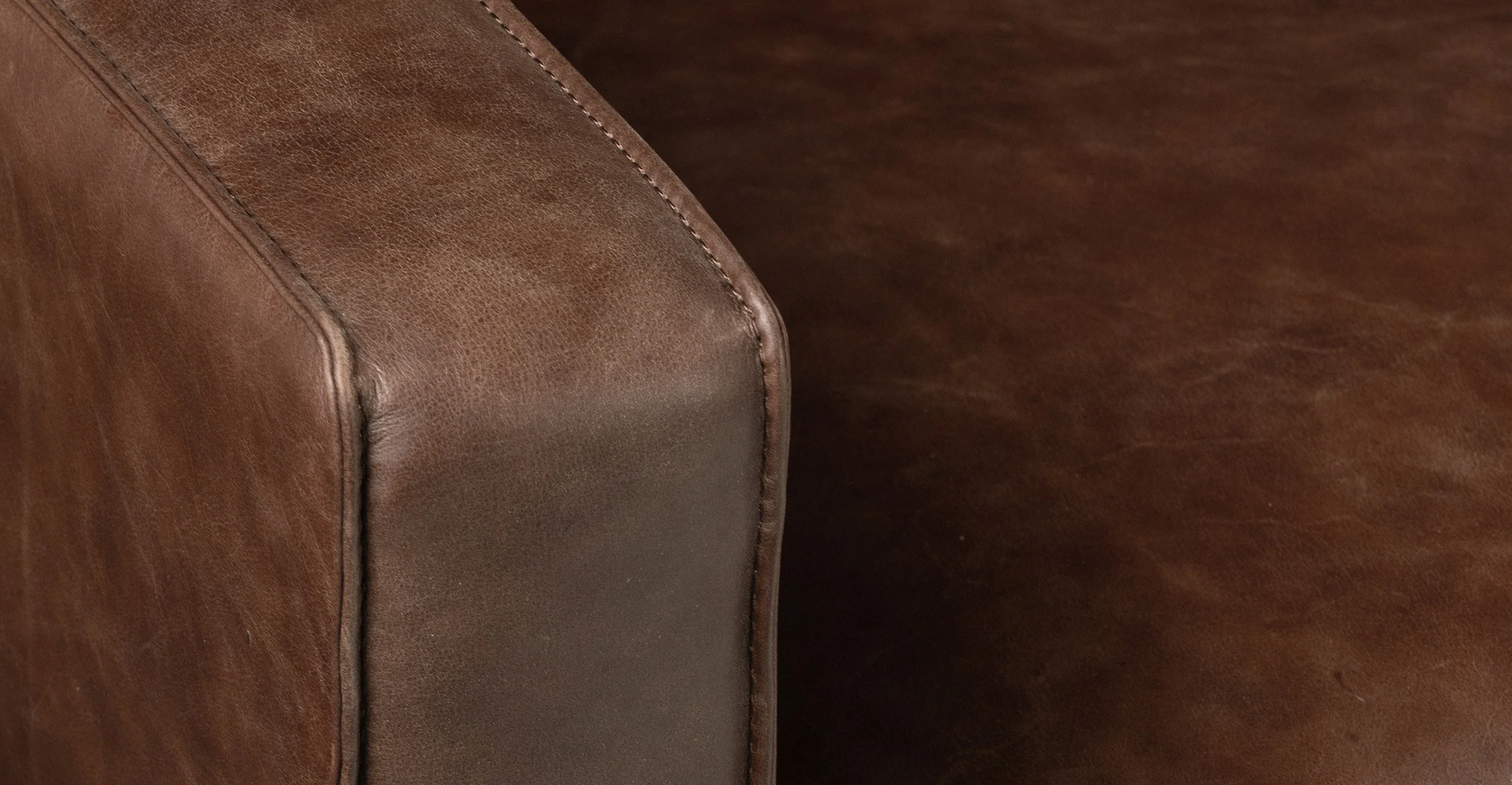 Mateo Leather Sofa - Image 35