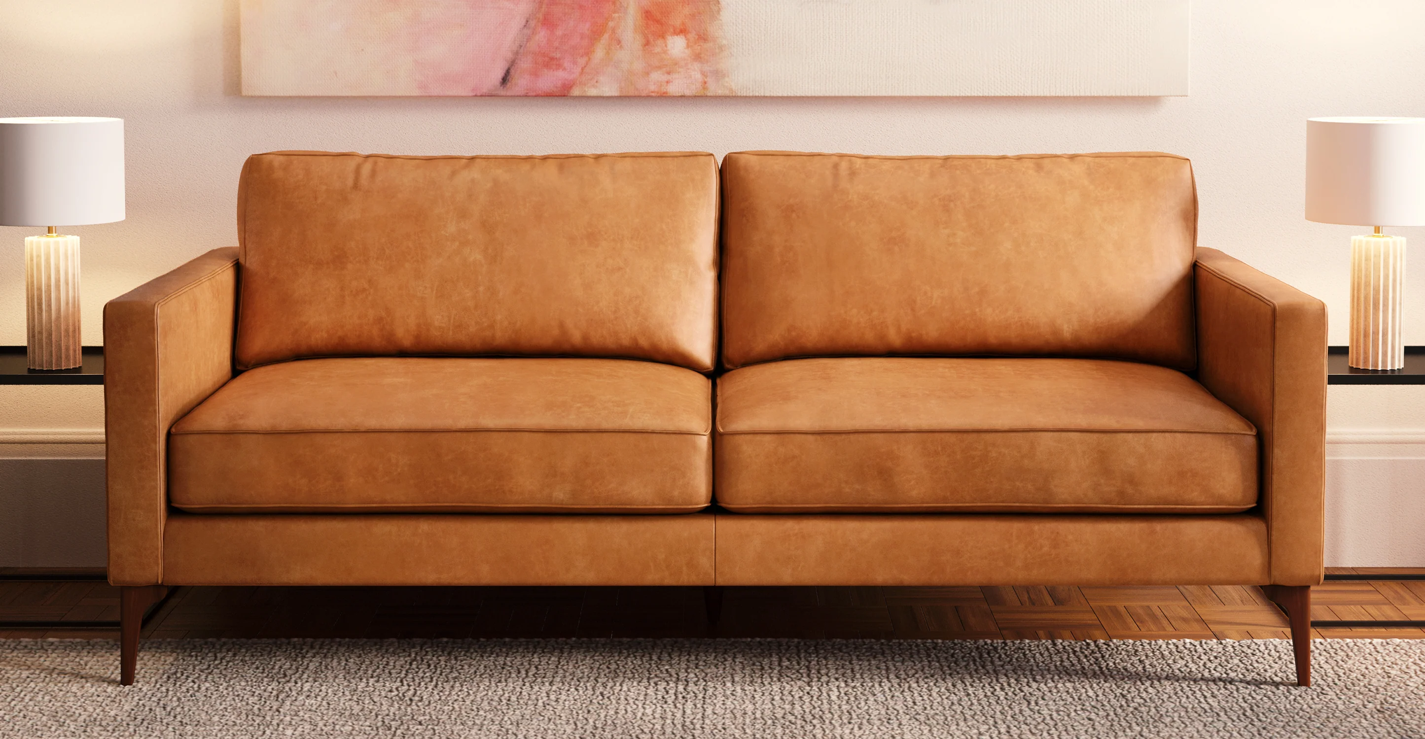 Mateo Leather Sofa - Image 4