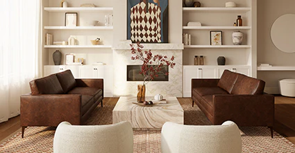 Mateo Leather Sofa - Image 41