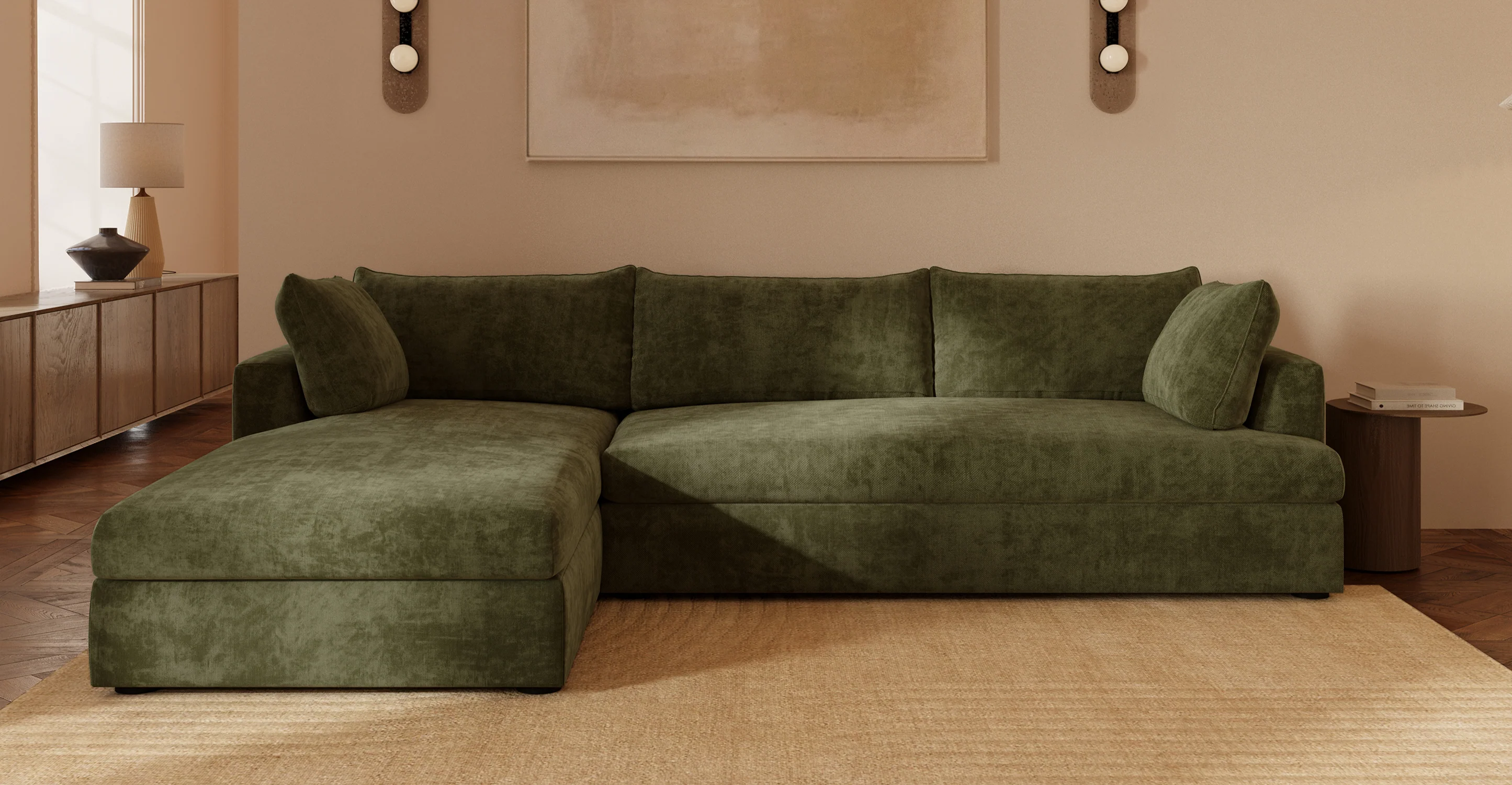 Milo Left-facing Sleeper Sectional - Image 19