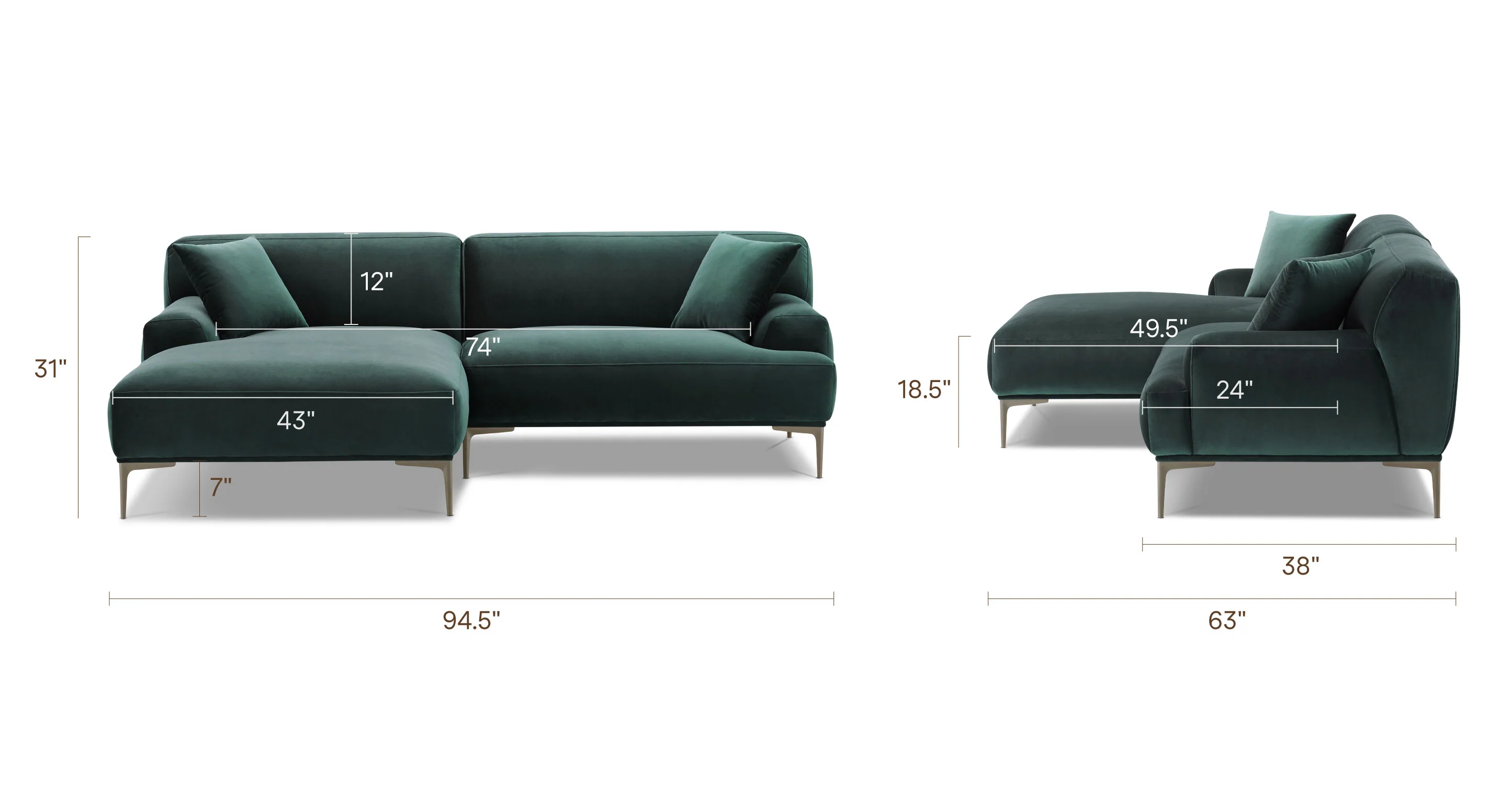 Mineta Left-Facing Sectional - Image 20