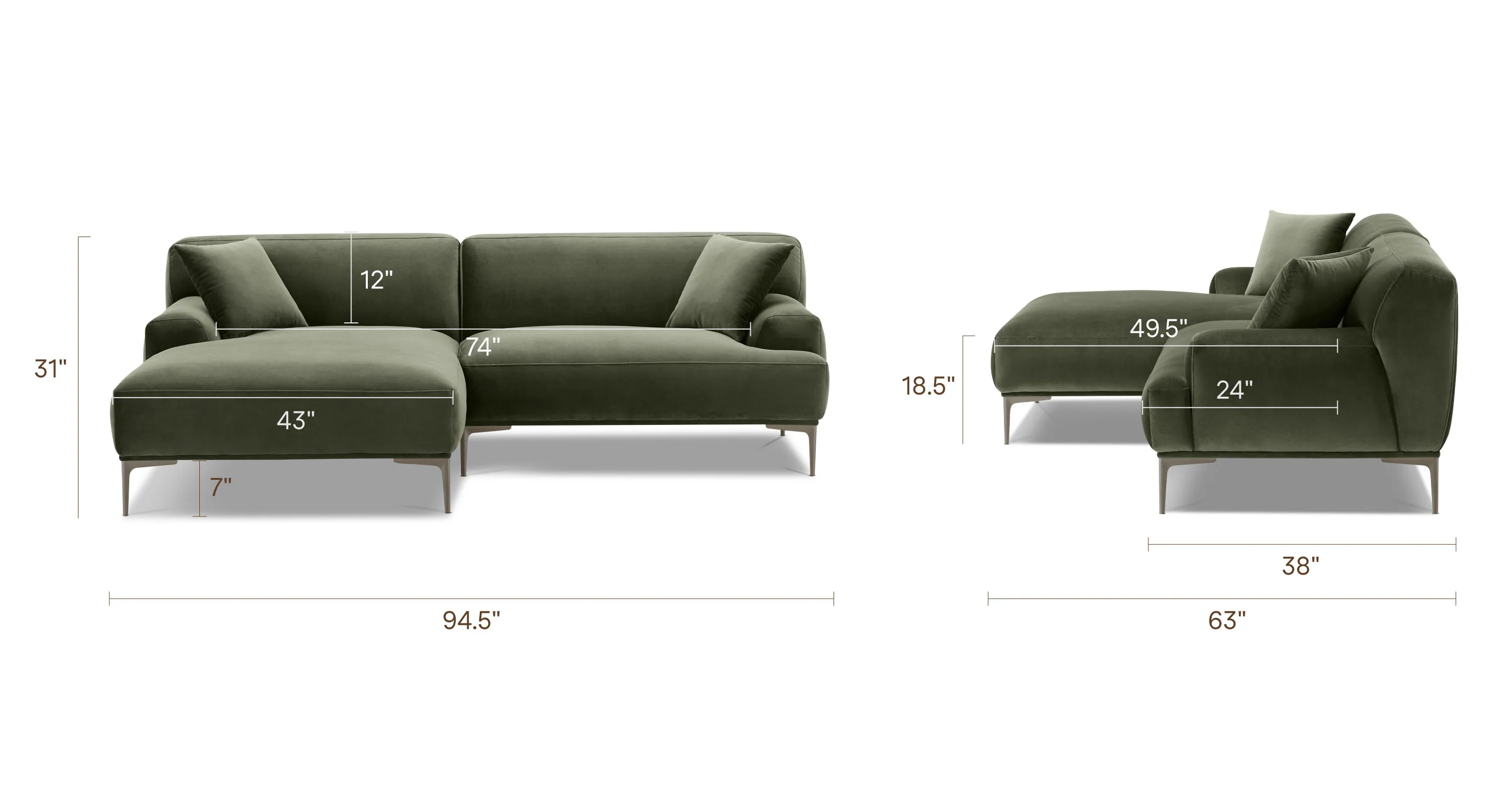 Mineta Left-Facing Sectional - Image 32