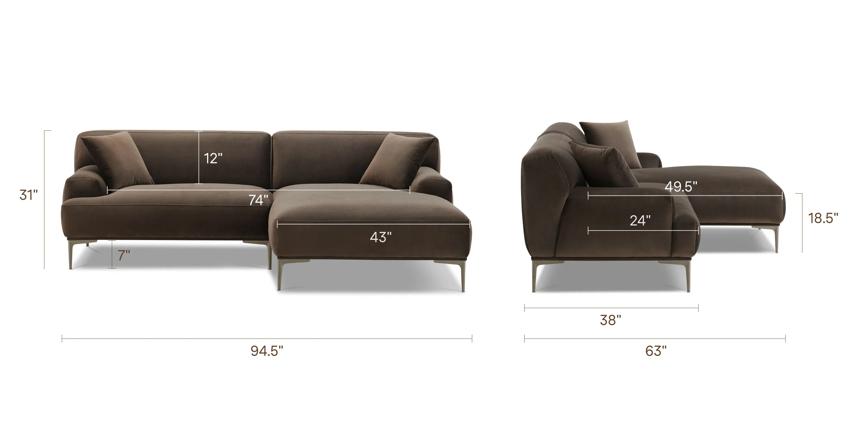 Mineta Right-Facing Sectional - Image 10