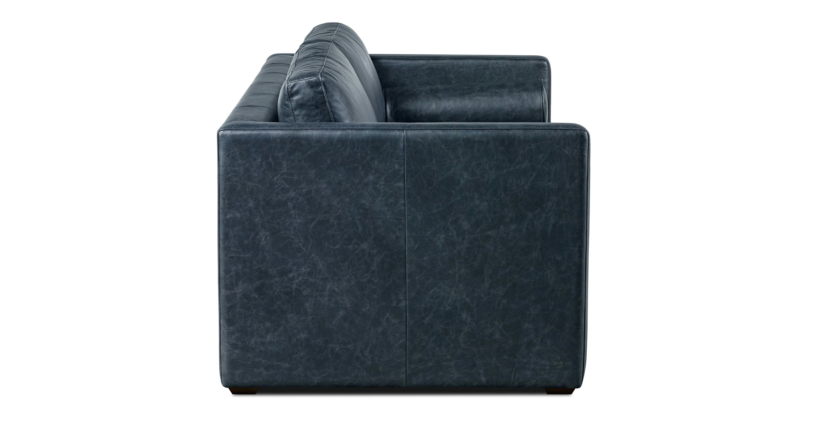 Napa 82" Leather Pull-Out Convertible Sleeper Sofa - Image 33