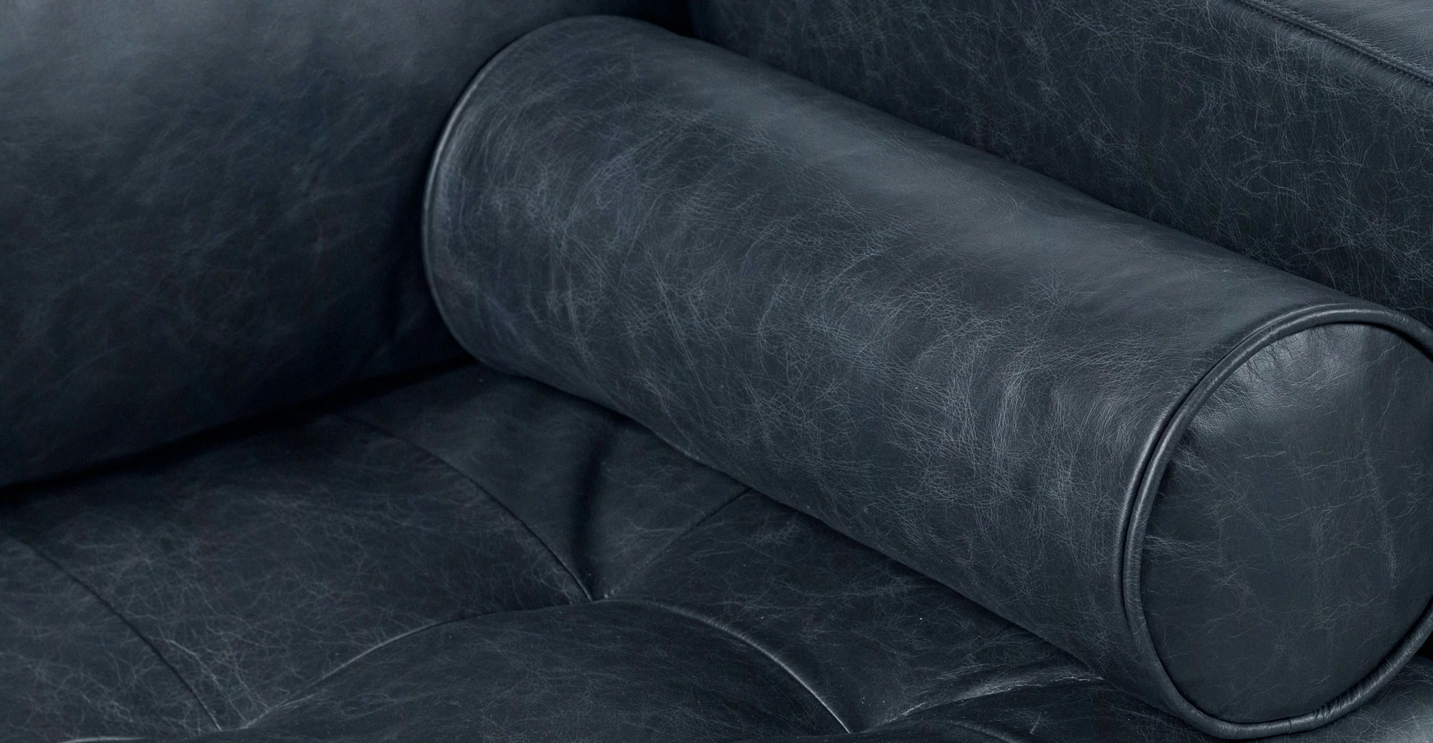 Napa 82" Leather Pull-Out Convertible Sleeper Sofa - Image 39