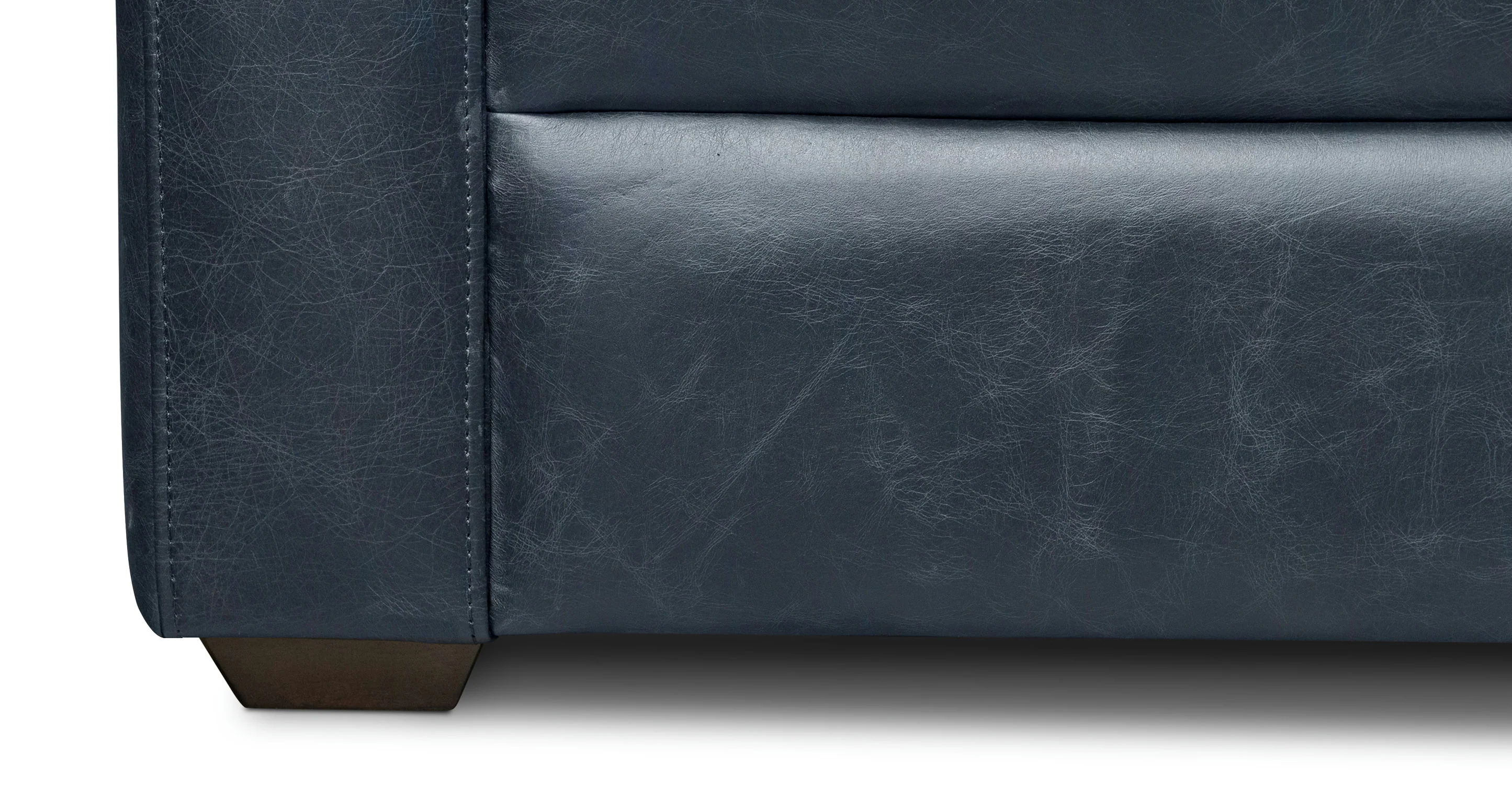 Napa 82" Leather Pull-Out Convertible Sleeper Sofa - Image 40