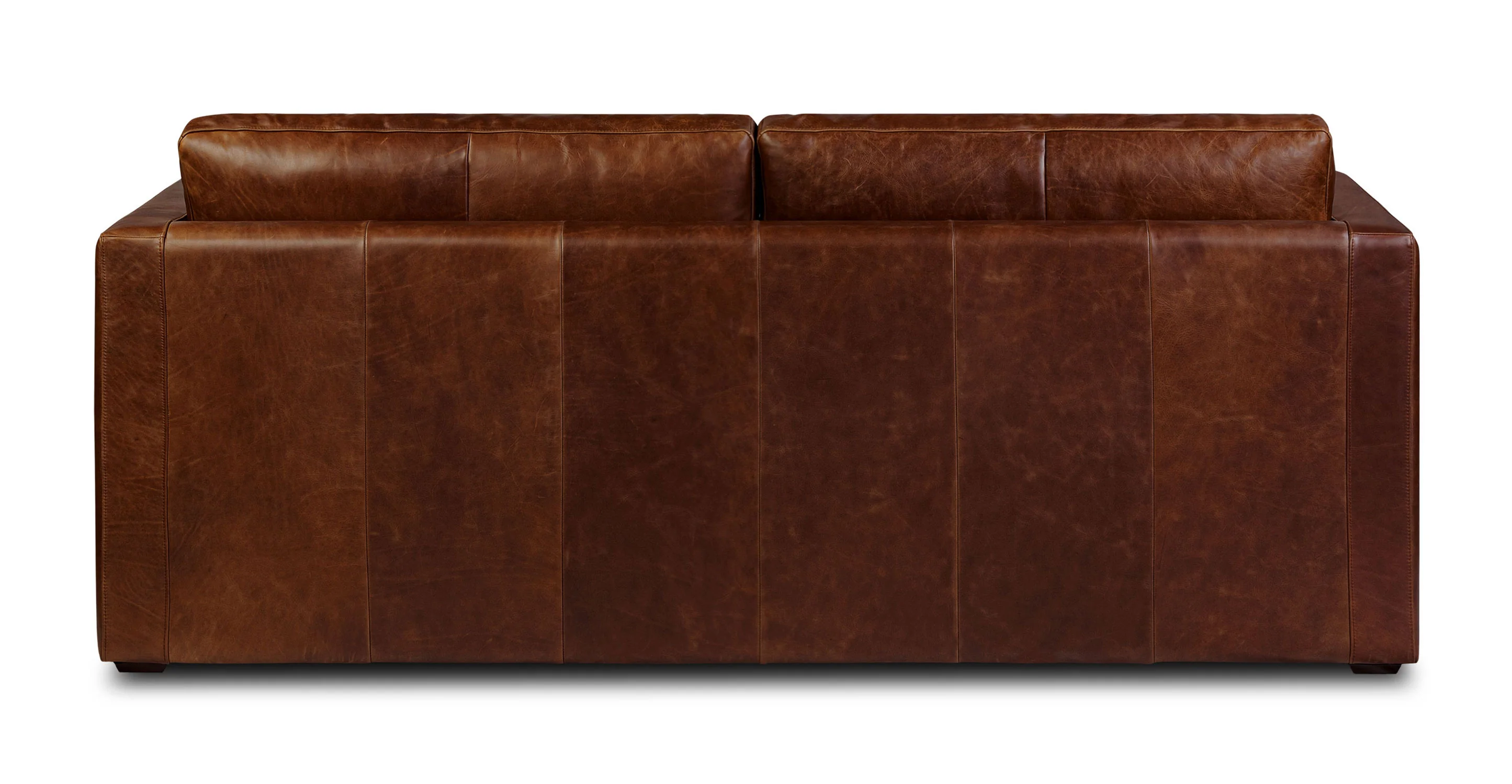 Napa 82" Leather Pull-Out Convertible Sleeper Sofa - Image 54