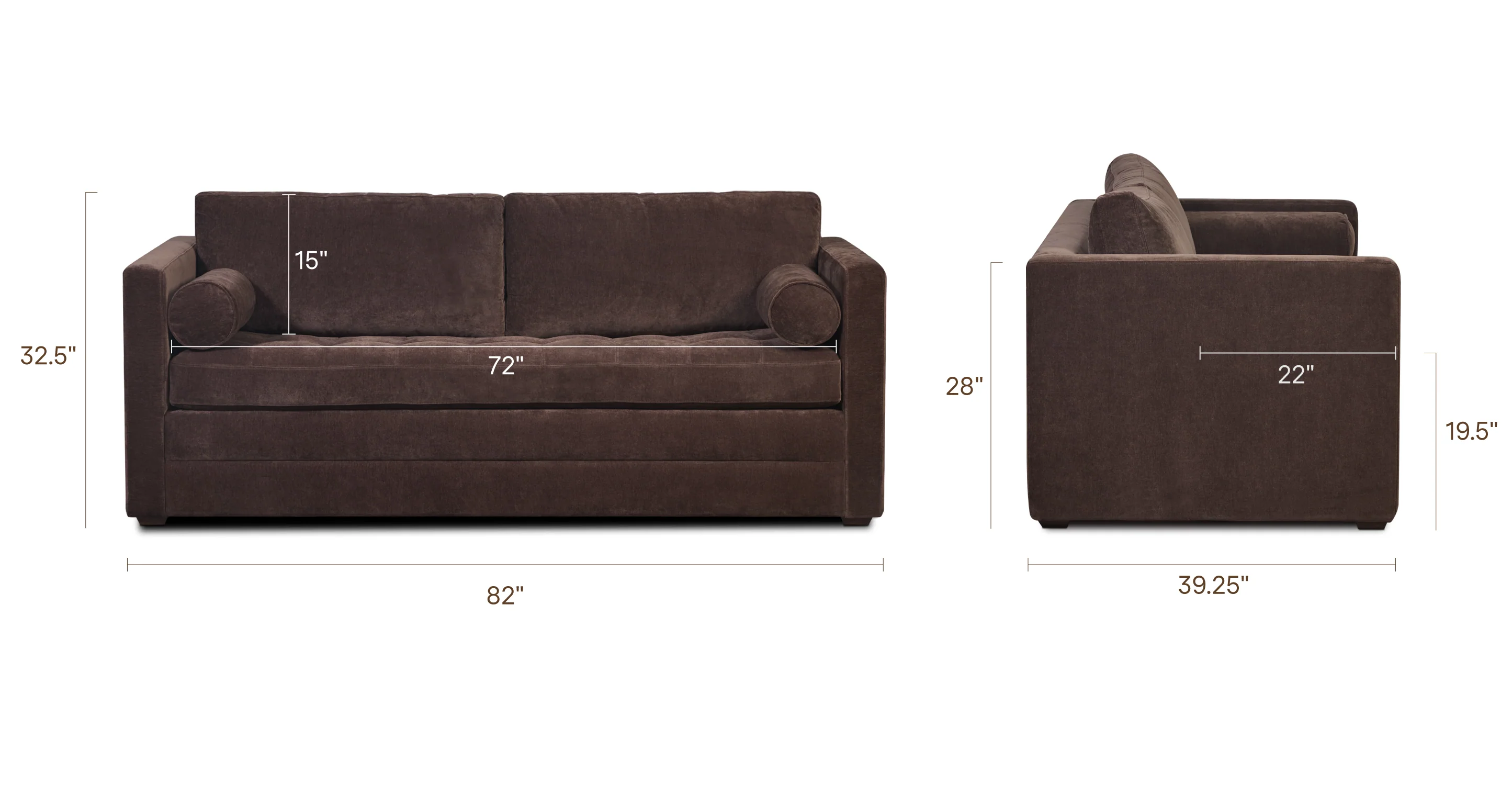 Napa 82" Pull-Out Sofa Bed - Image 49