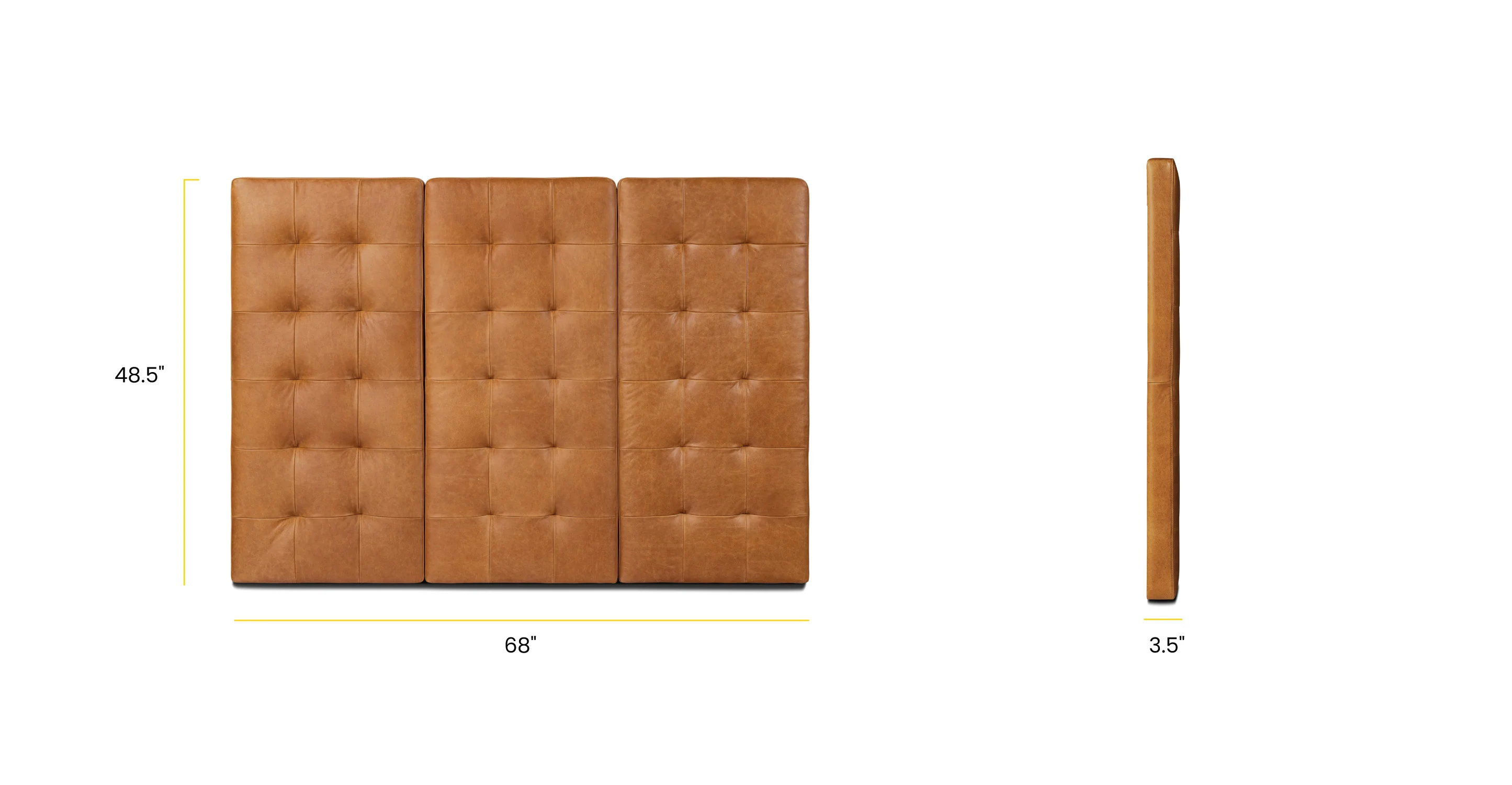 Napa Leather Bed Headboard - Image 29