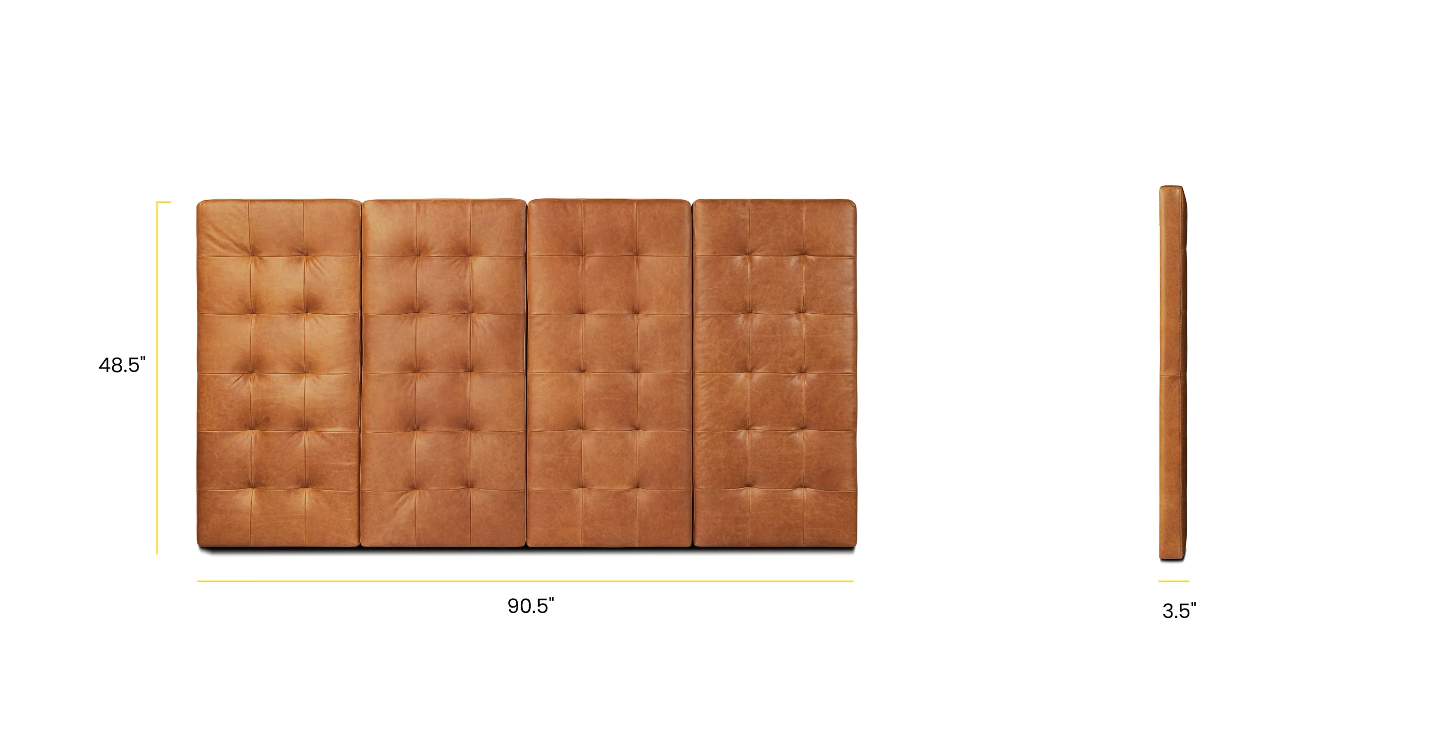 Napa Leather Bed Headboard - Image 30