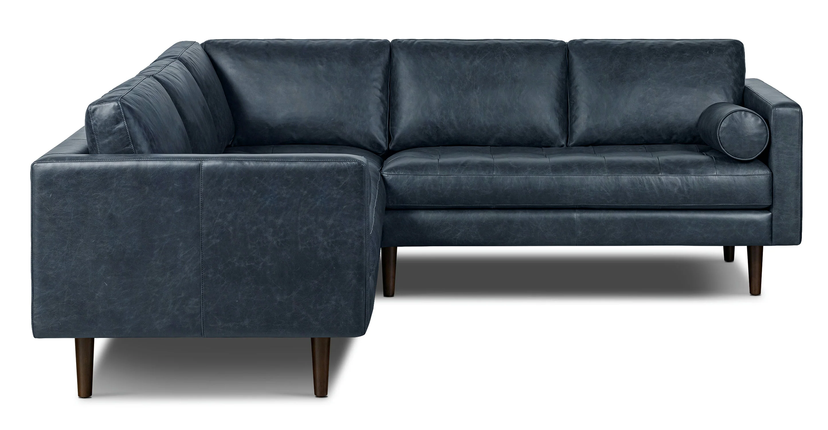 Napa Leather Corner Sectional Sofa - Image 20