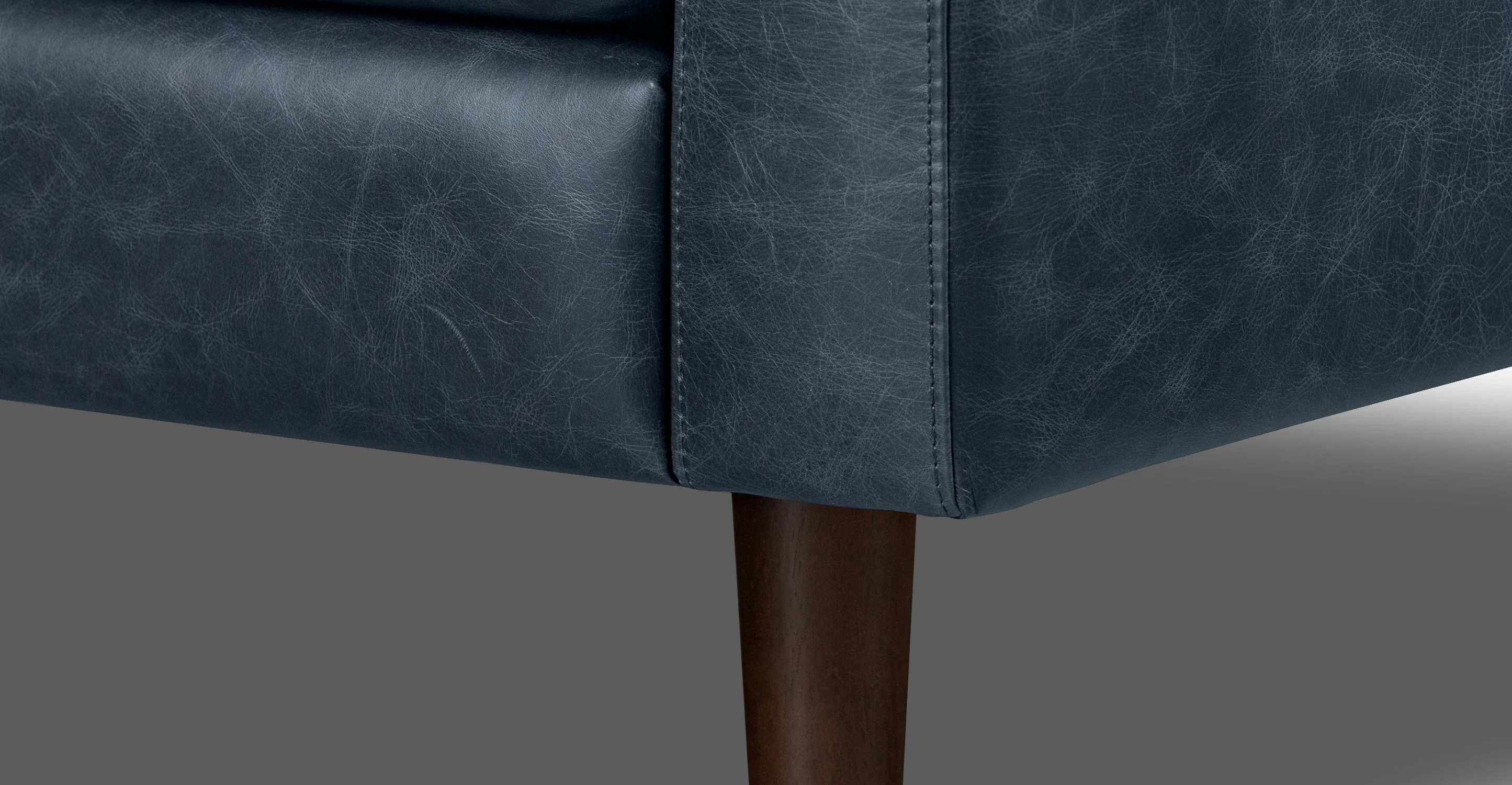 Napa Leather Corner Sectional Sofa - Image 25