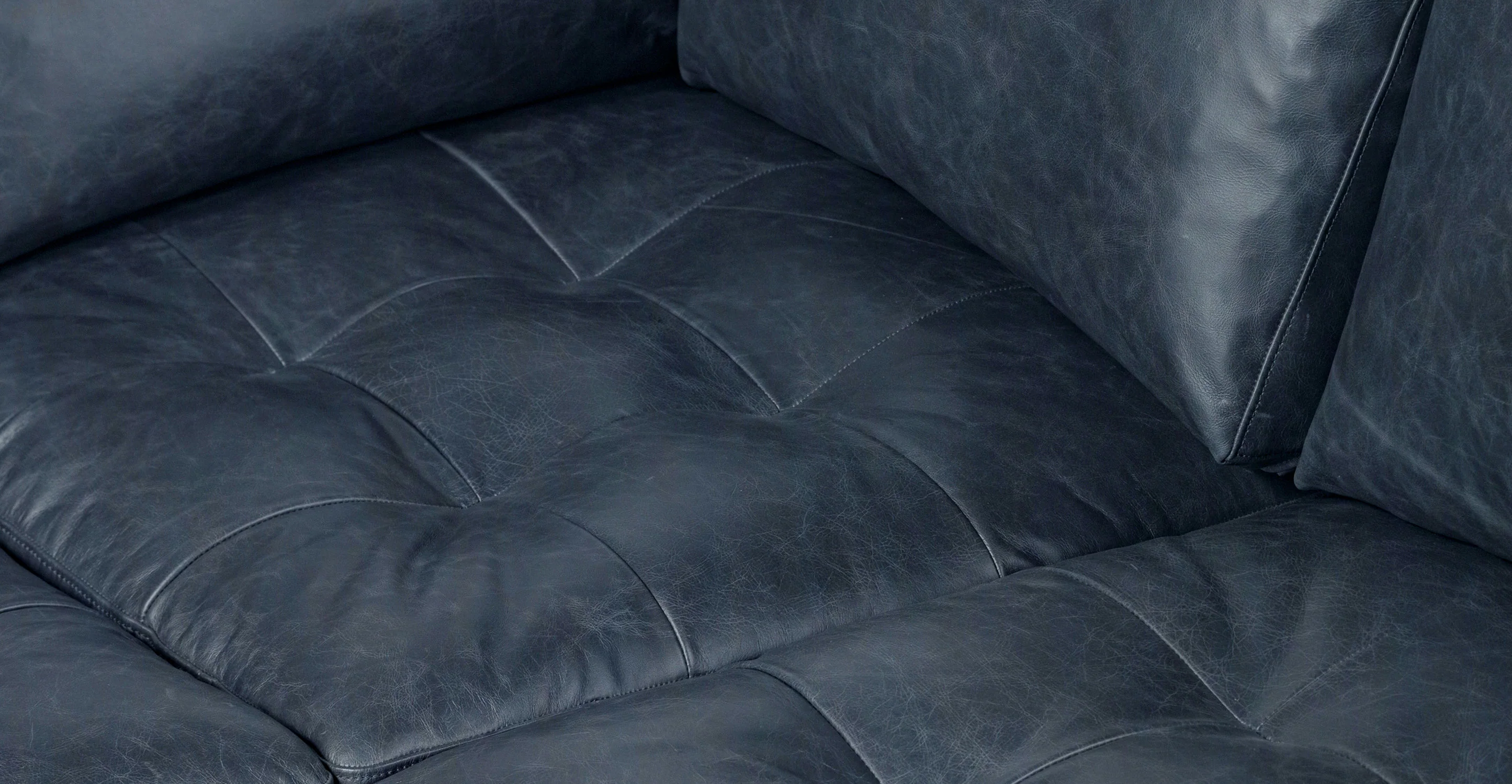 Napa Leather Corner Sectional Sofa - Image 28