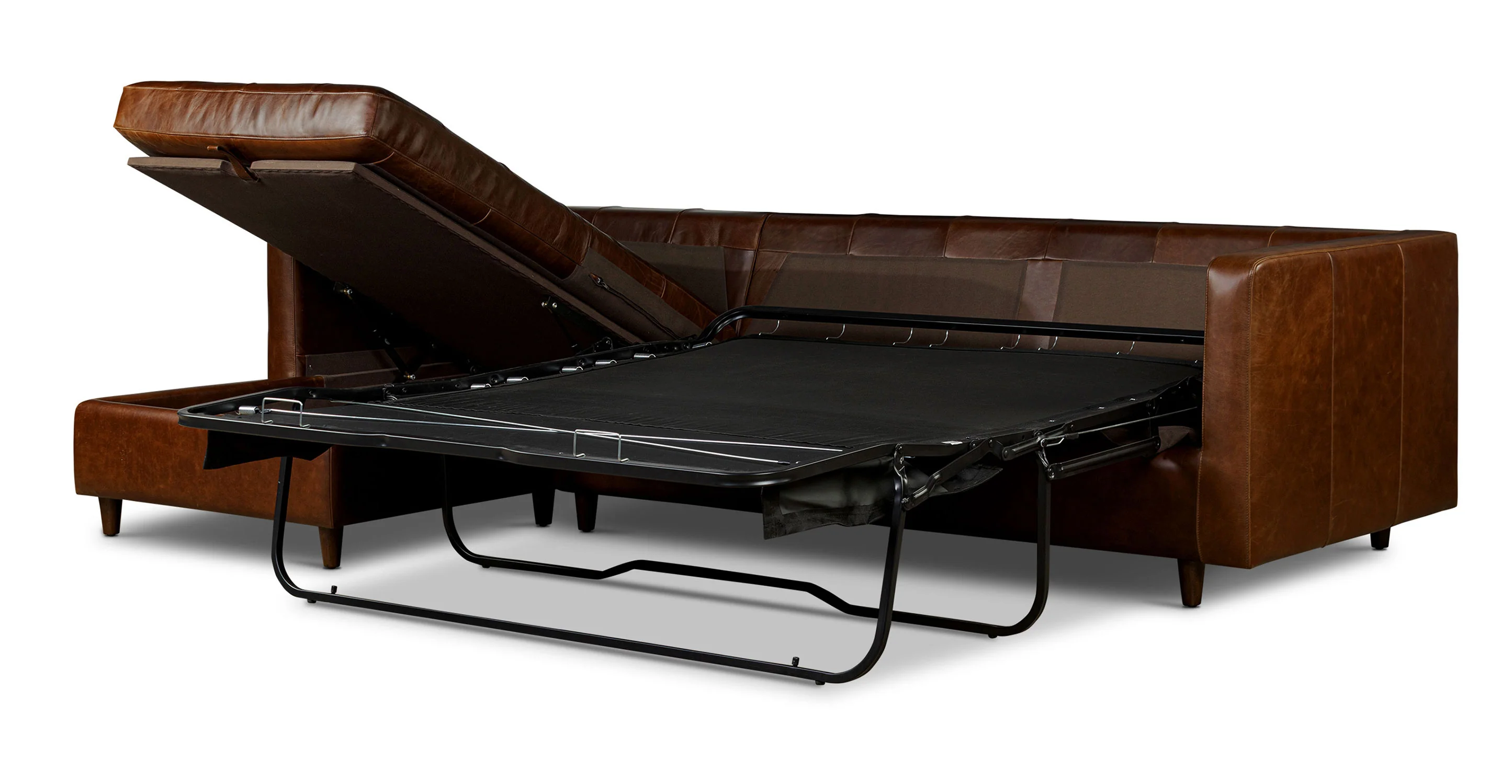 Napa Left-facing Pull-Out Sleeper Sectional - Image 8